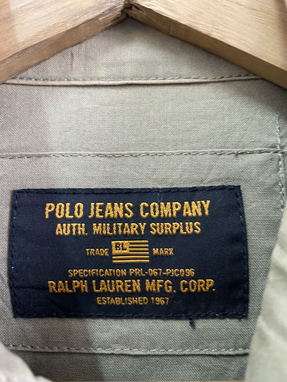 Polo Ralph Lauren GRAIL🔥Polo Ralph Lauren Military Button Zipped Jacket Size US S / EU 44-46 / 1 - 5 Thumbnail