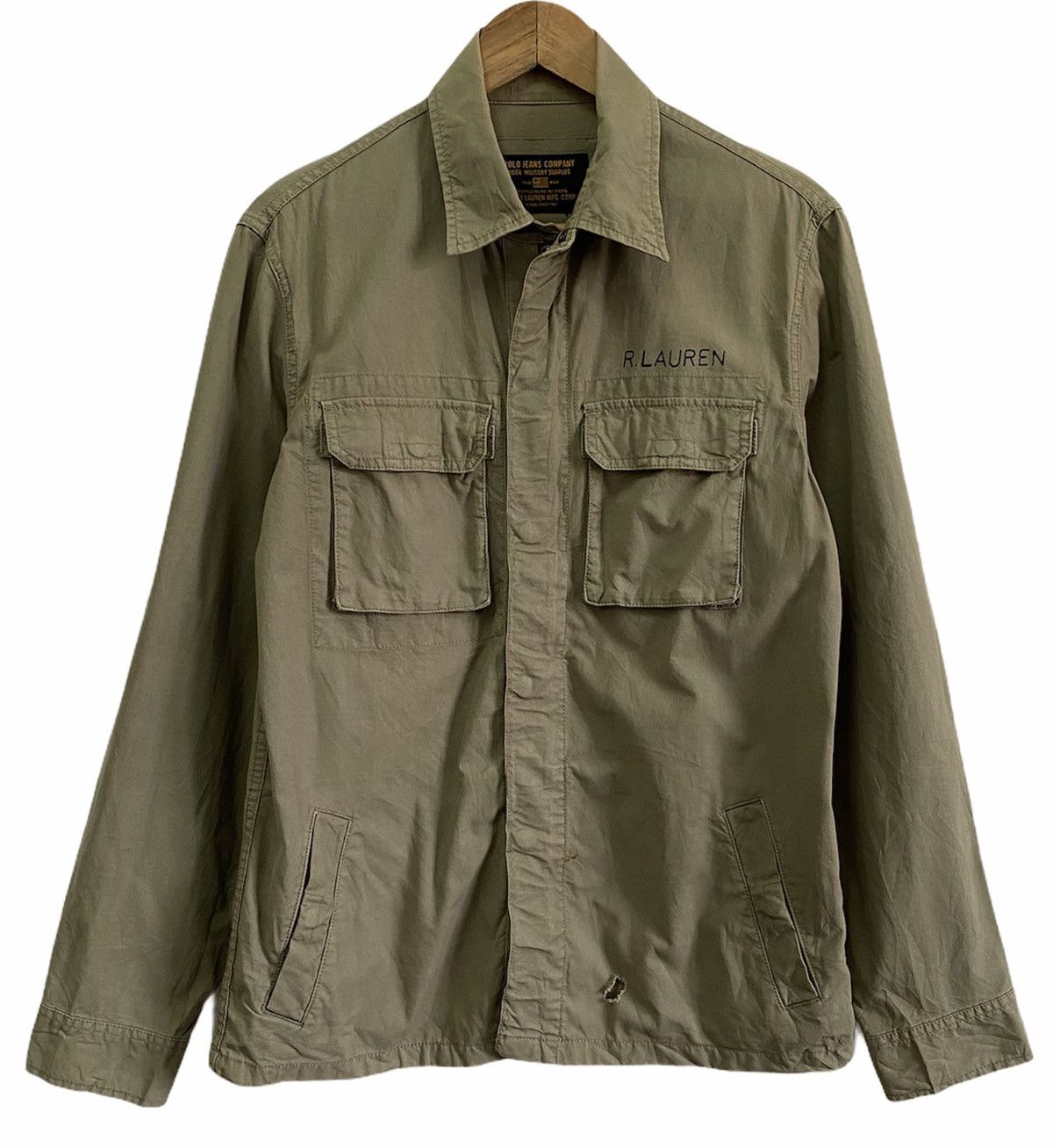 Polo Ralph Lauren GRAIL🔥Polo Ralph Lauren Military Button Zipped Jacket Size US S / EU 44-46 / 1 - 1 Thumbnail