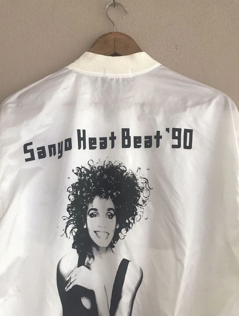 Rap Tees ✨90's Whitney Houtson Sanyo Beat Bomber Jacket Size US M / EU 48-50 / 2 - 3 Thumbnail