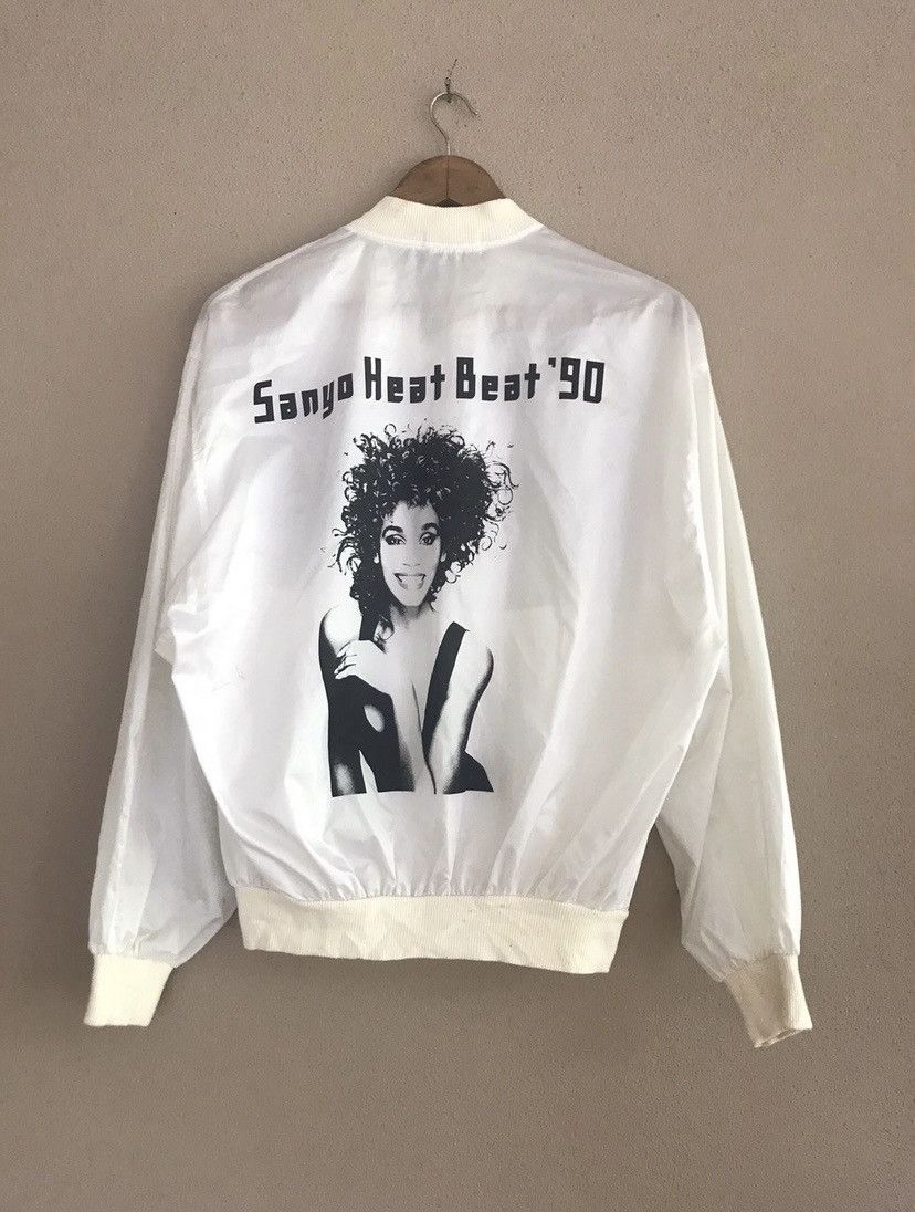 ✨90's Whitney Houtson Sanyo Beat Bomber Jacket