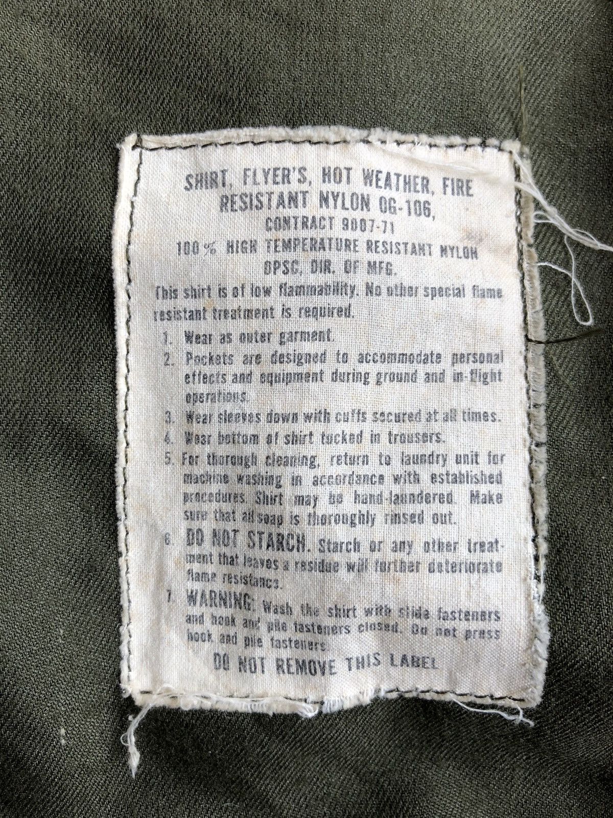 Vintage Vintage 1970s USMC Vietnam Era OG 106 Combat Jacket Size US M / EU 48-50 / 2 - 8 Thumbnail