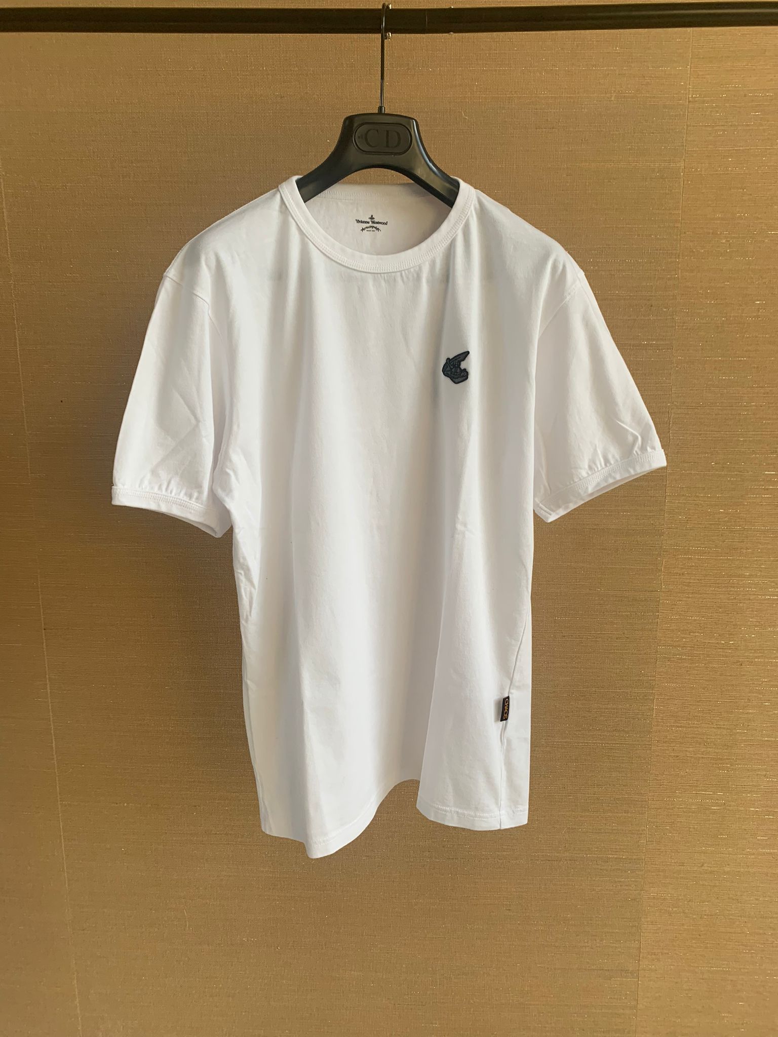 Vivienne Westwood o1rshd1 Arm & Cut Lass Small Embroidered Tee Size US XXL / EU 58 / 5 - 1 Thumbnail