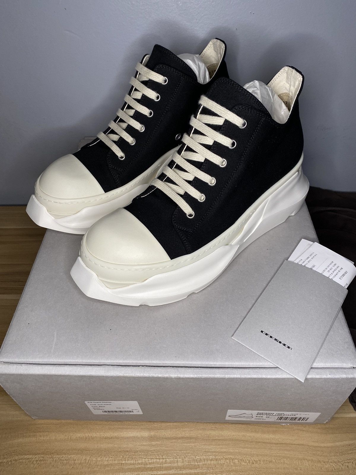 Rick Owens Rick Owens Drkshdw 2021 Low Ramone Abstract | Grailed