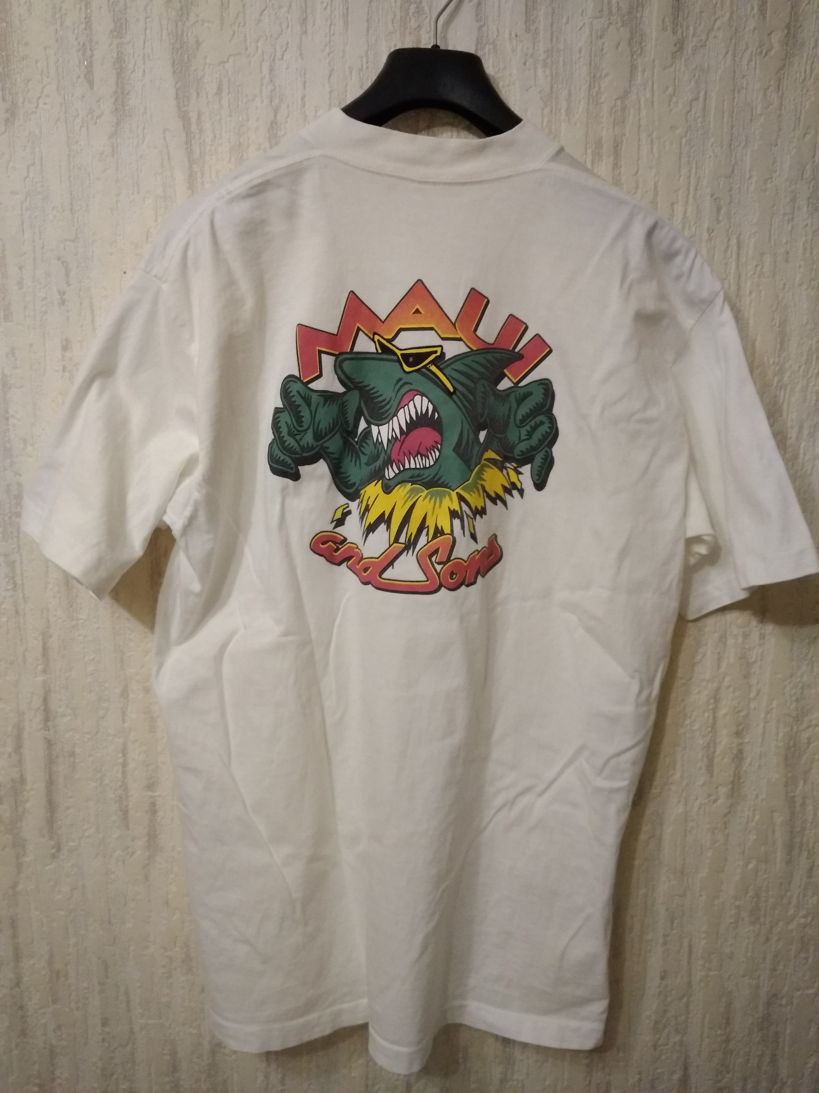 Maui and Sons × Vintage Old T Maui And Sons x 80"s x Made in Italy Size US XL / EU 56 / 4 - 2 Thumbnail