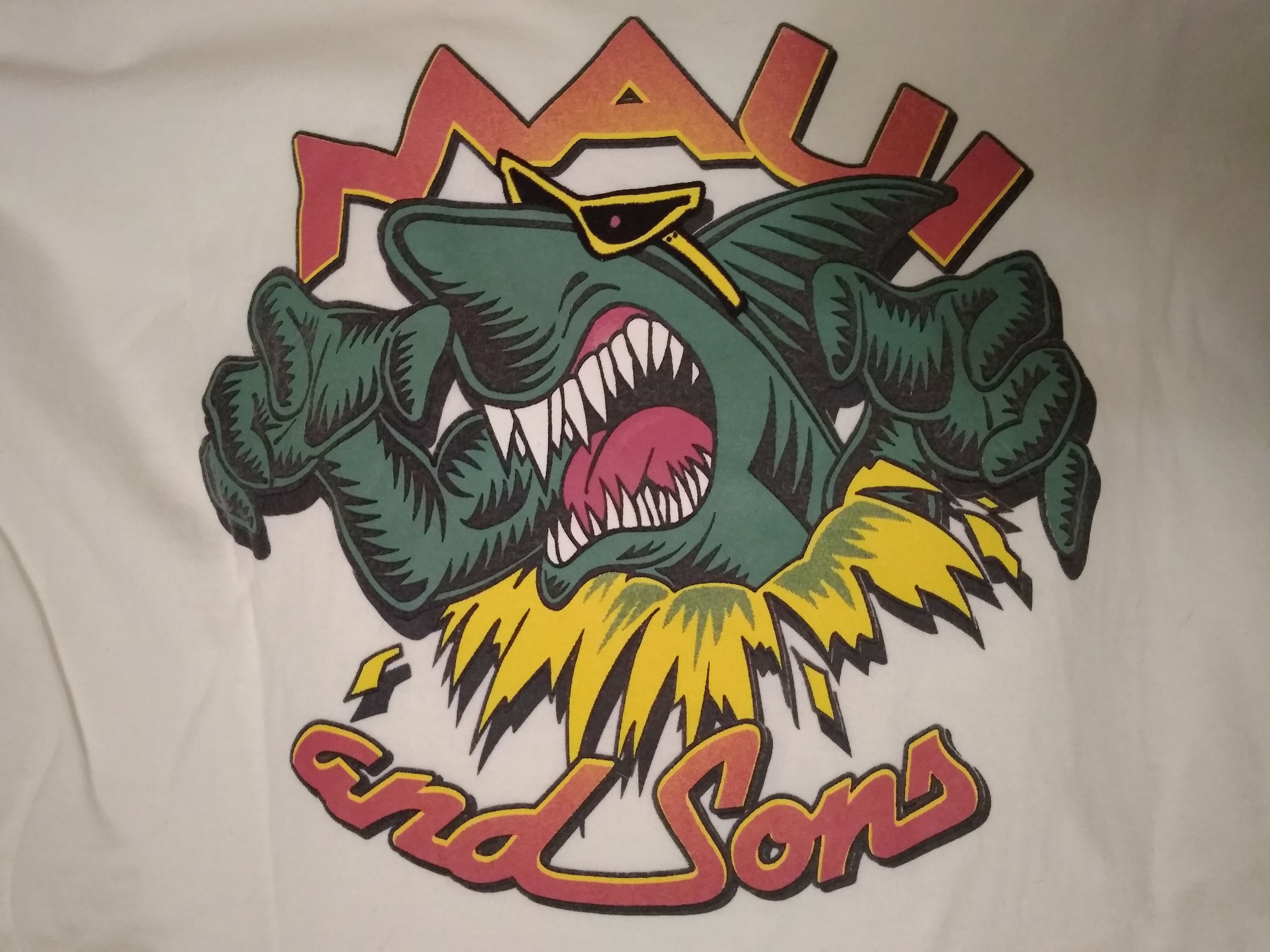 Maui and Sons × Vintage Old T Maui And Sons x 80"s x Made in Italy Size US XL / EU 56 / 4 - 3 Thumbnail