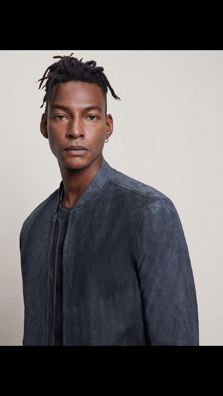 John Varvatos Suede bomber jacket. Size EU 52 USA 42 Size US L / EU 52-54 / 3 - 5 Thumbnail