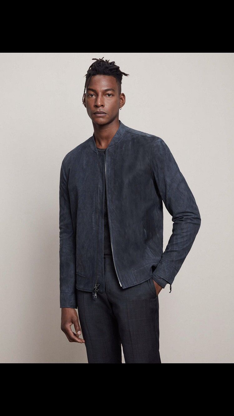 John Varvatos Suede bomber jacket. Size EU 52 USA 42 Size US L / EU 52-54 / 3 - 2 Thumbnail