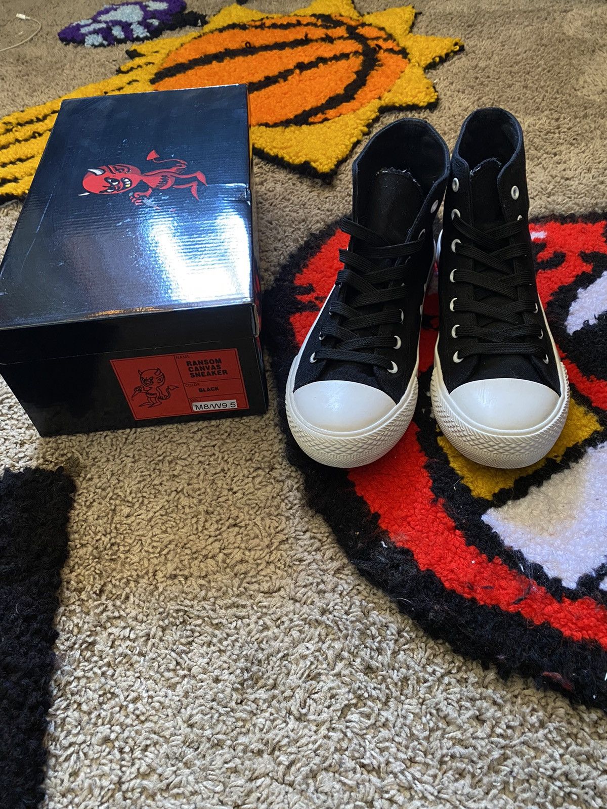 Ransom Clothing Ransom Devil Canvas Sneaker Size US 8 / EU 41 - 1 Thumbnail