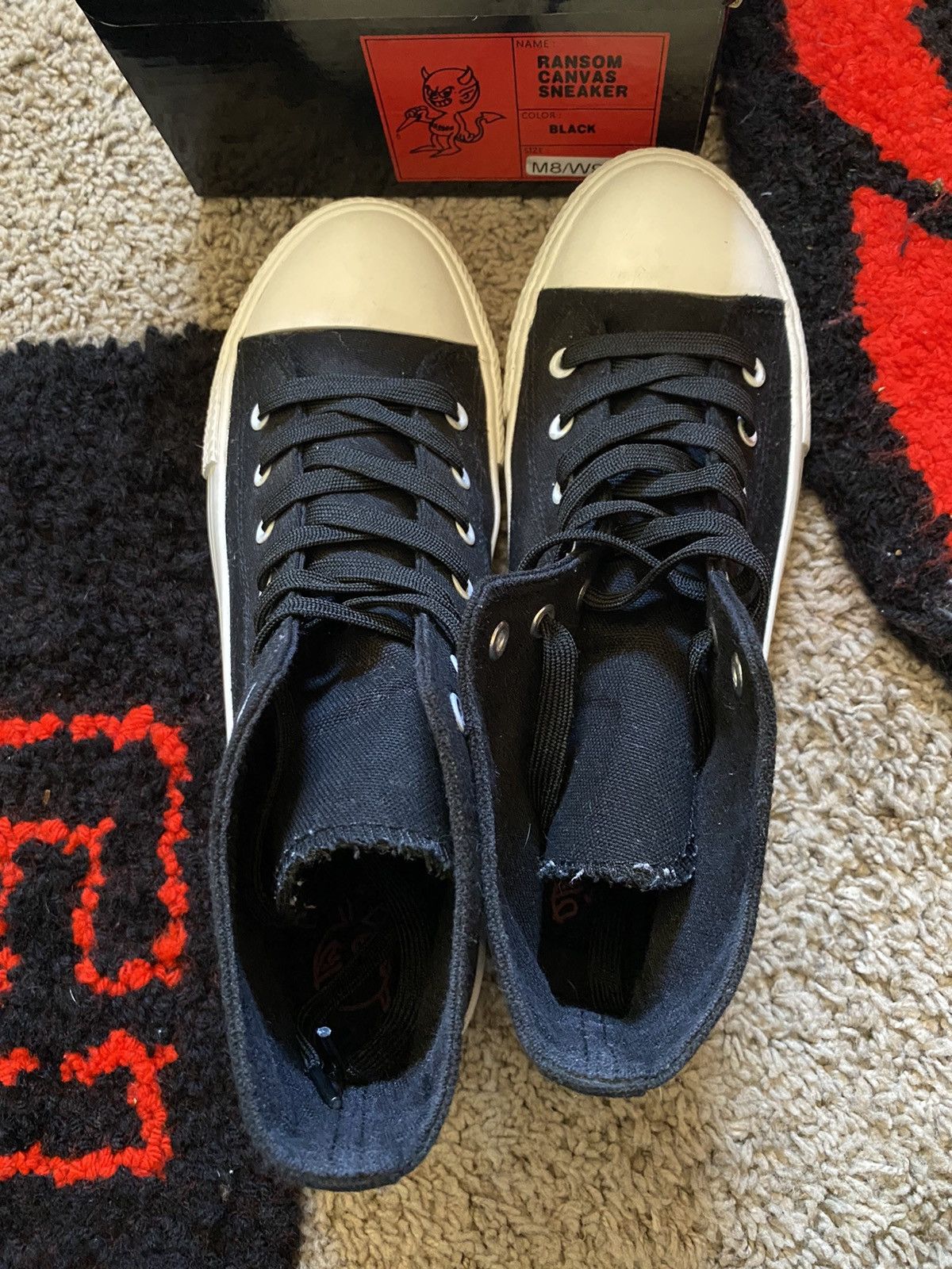 Ransom Clothing Ransom Devil Canvas Sneaker Size US 8 / EU 41 - 4 Thumbnail
