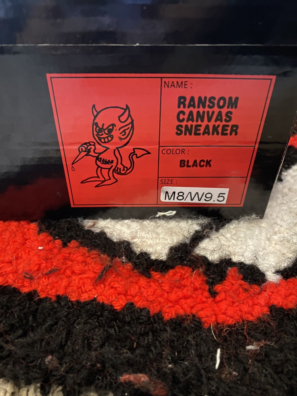 Ransom Clothing Ransom Devil Canvas Sneaker Size US 8 / EU 41 - 9 Thumbnail