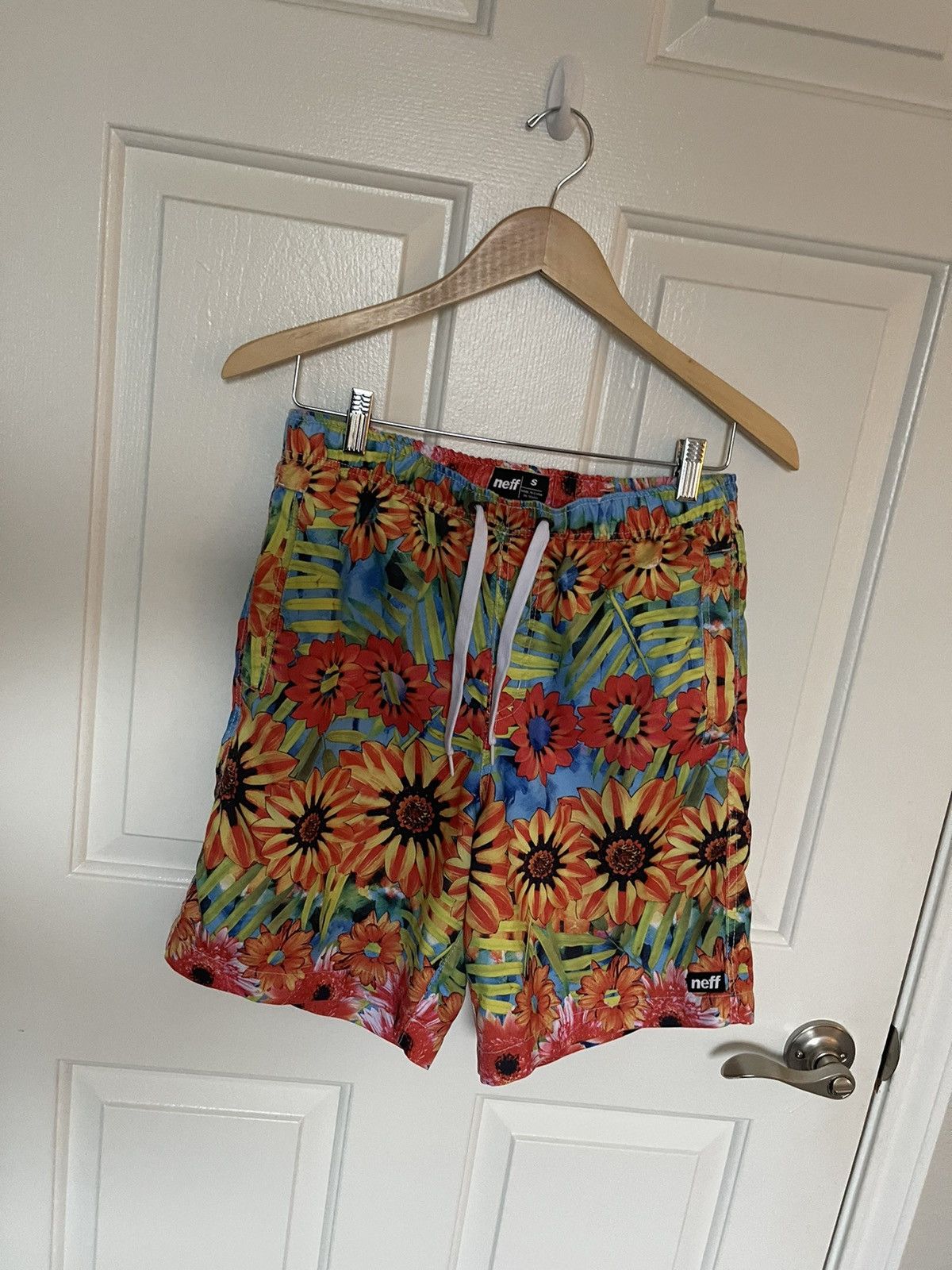 Neff Flower bathing suit | Grailed