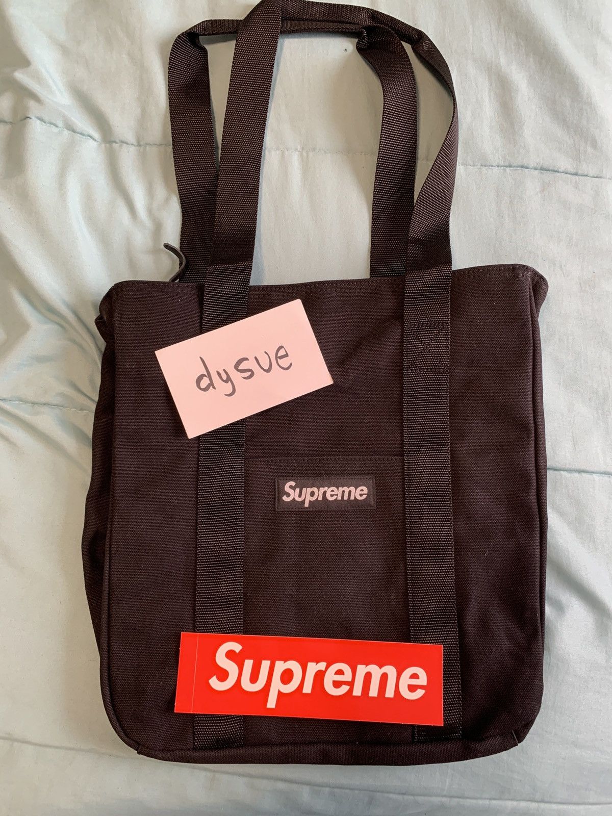 Supreme Supreme Canvas Tote Bag (Black) | Grailed