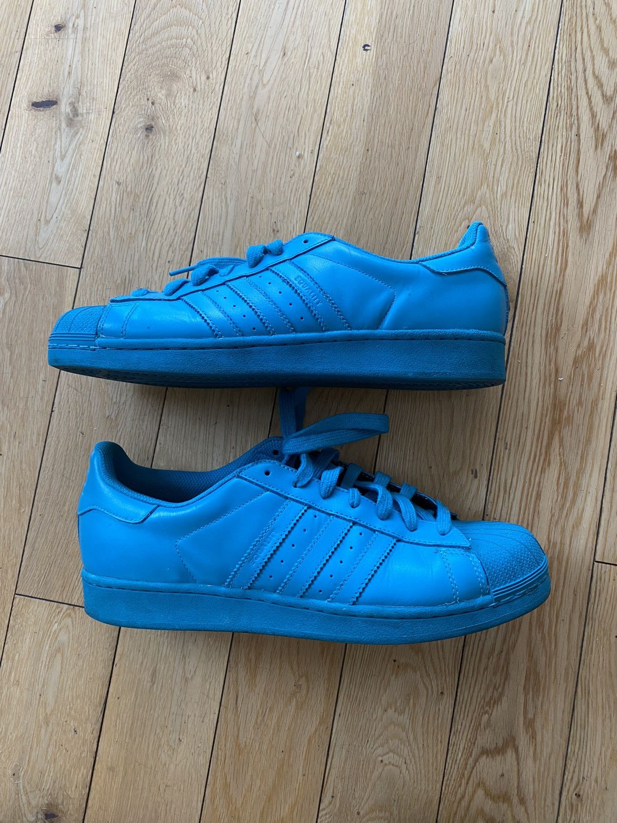 adidas superstar teal