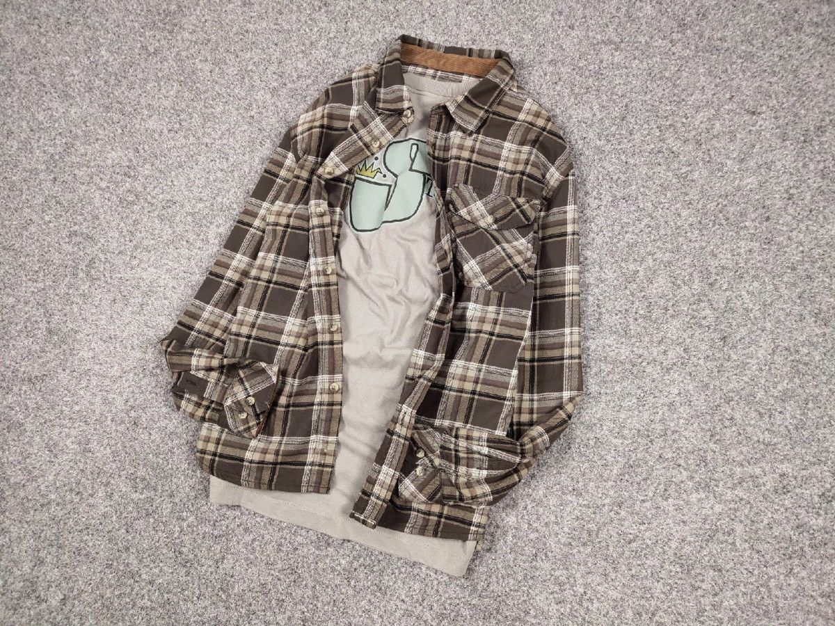 Flannel × Vintage Vintage Flannel Shirt Plaid Size US XL / EU 56 / 4 - 9 Thumbnail