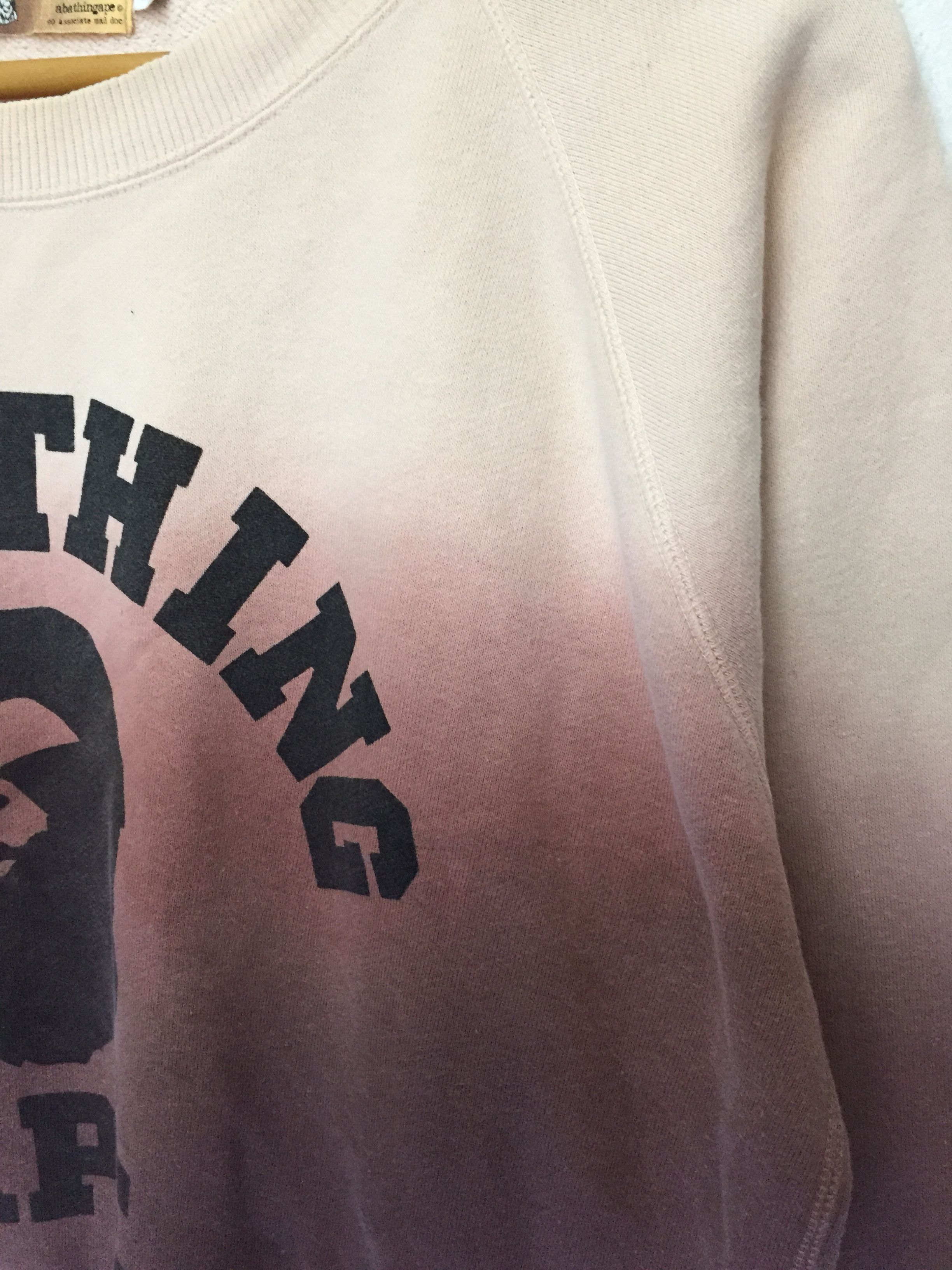 Bape Vintage College Mad Face Gradation Crewneck Size US M / EU 48-50 / 2 - 4 Thumbnail