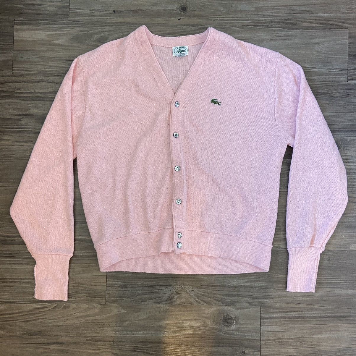 Pink lacoste cardigan discount