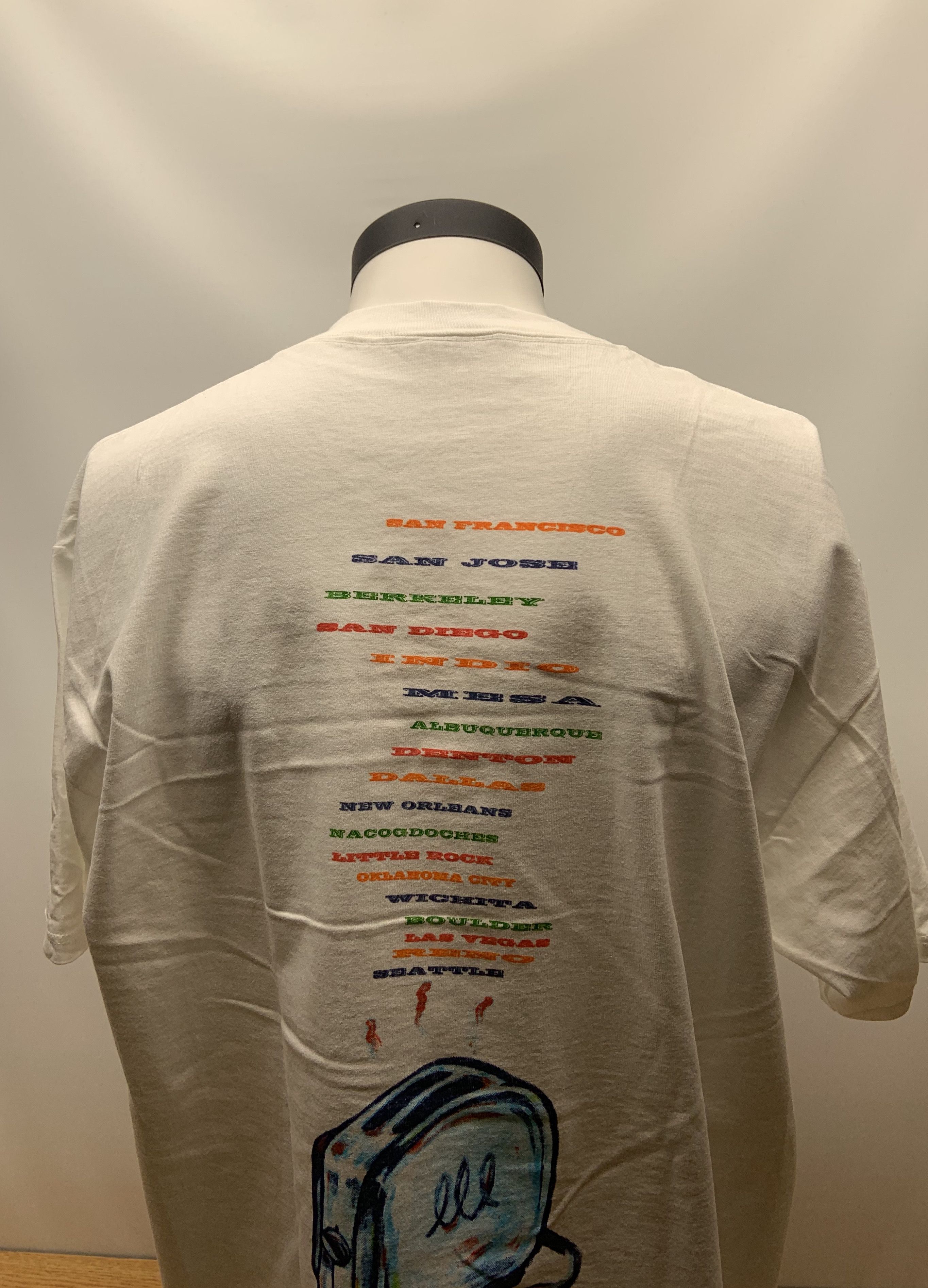 Hanes Rare Vintage Pearl Jam 1994 Freak Tour T-Shirt Size US XL / EU 56 / 4 - 4 Thumbnail