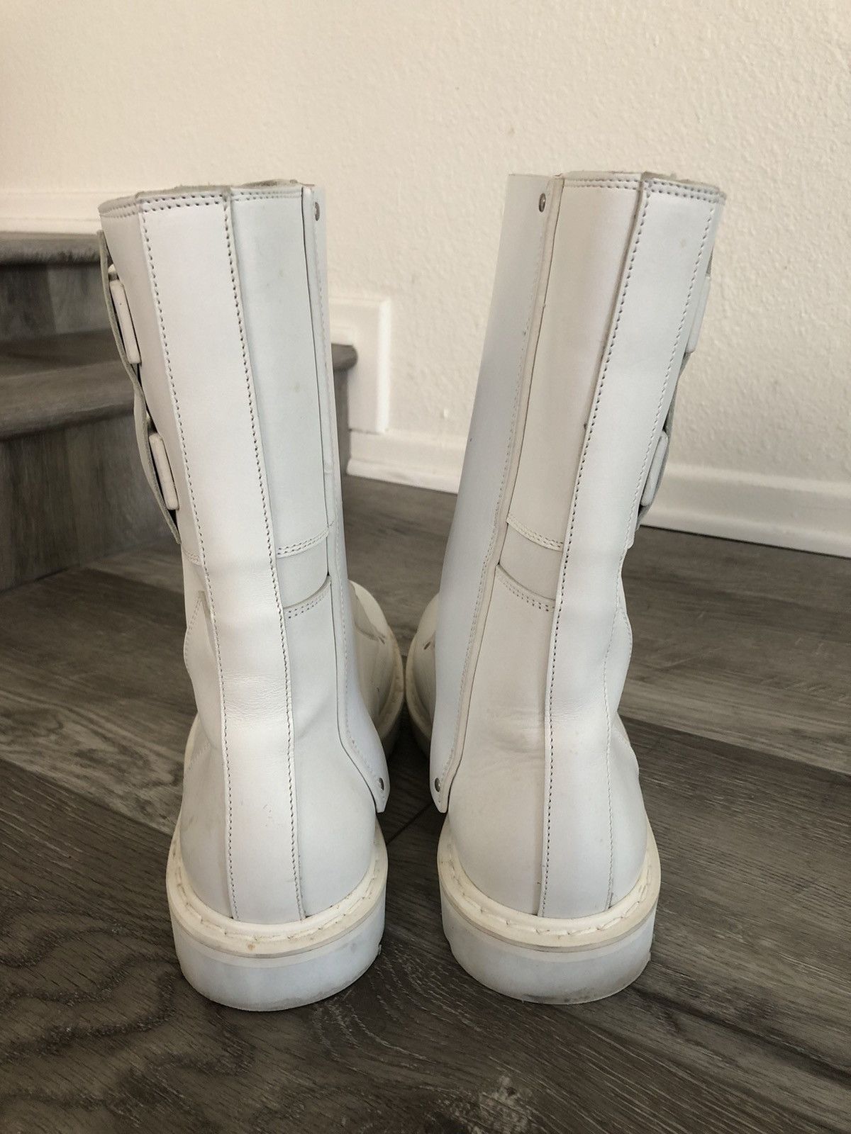 Rick Owens Mountain Runway Military Combat Leather Boot BN EU43 Size US 9 / EU 42 - 4 Thumbnail