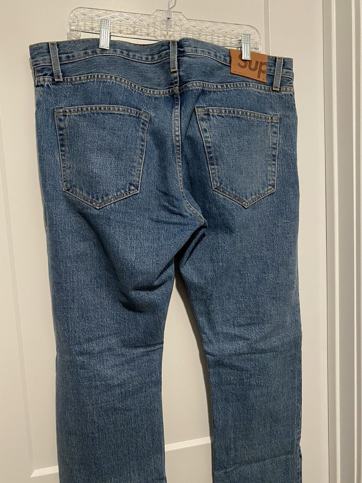 Supreme Stonewashed Selvedge Denim Jeans Size US 34 / EU 50 - 6 Thumbnail