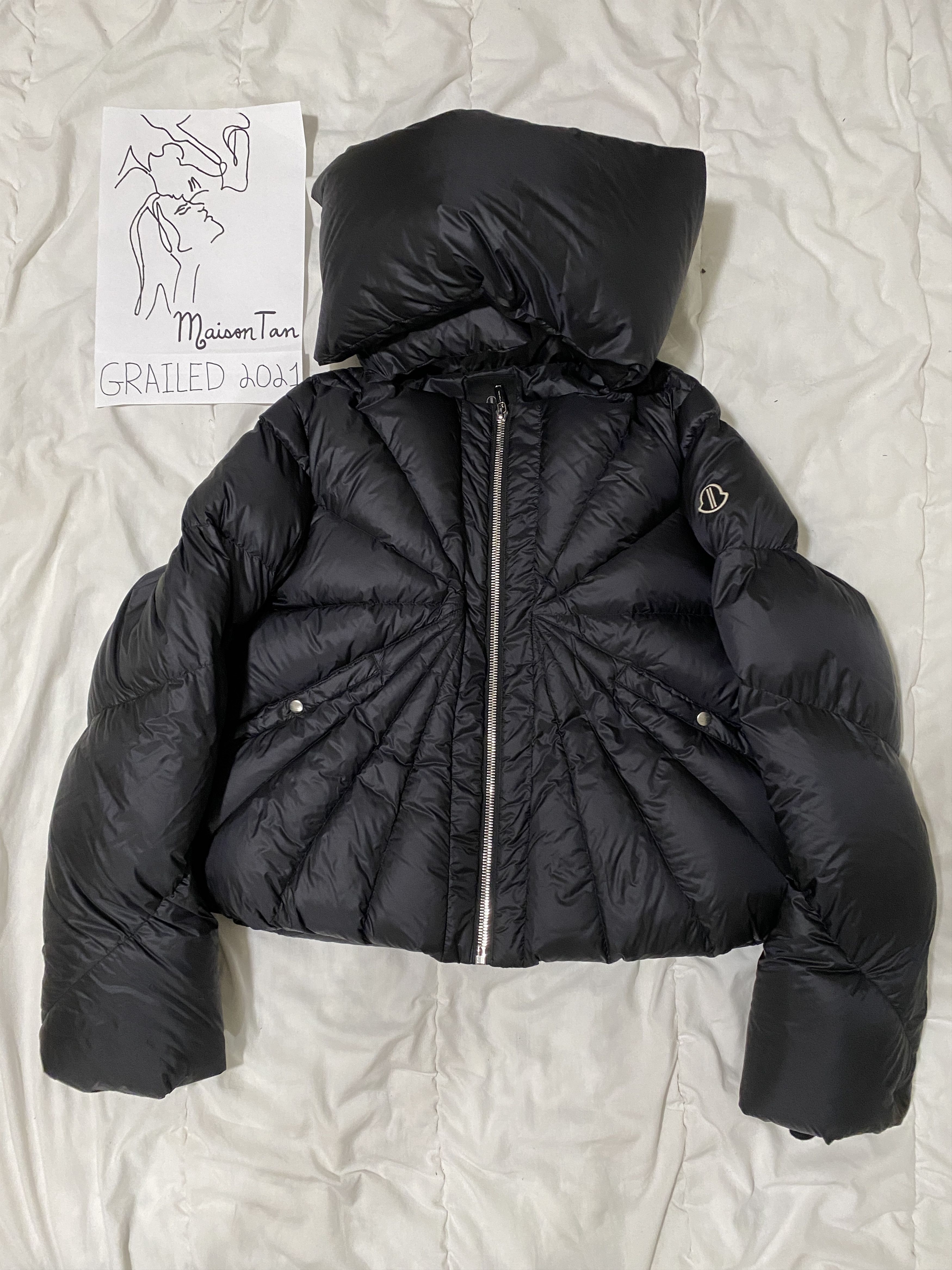 Moncler × Rick Owens Moncler x Rick Owens Tonopah Cropped Puffer 