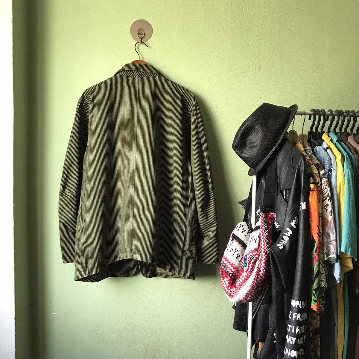 Japanese Brand Acoustic Hickory Workwear Jacket(G-22)