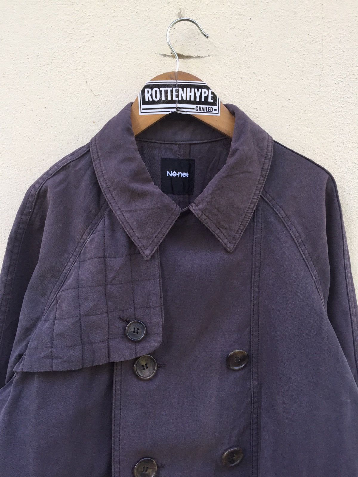 Issey Miyake Issey Miyake Ne Net buttoned Trench Coat Size US M / EU 48-50 / 2 - 3 Thumbnail