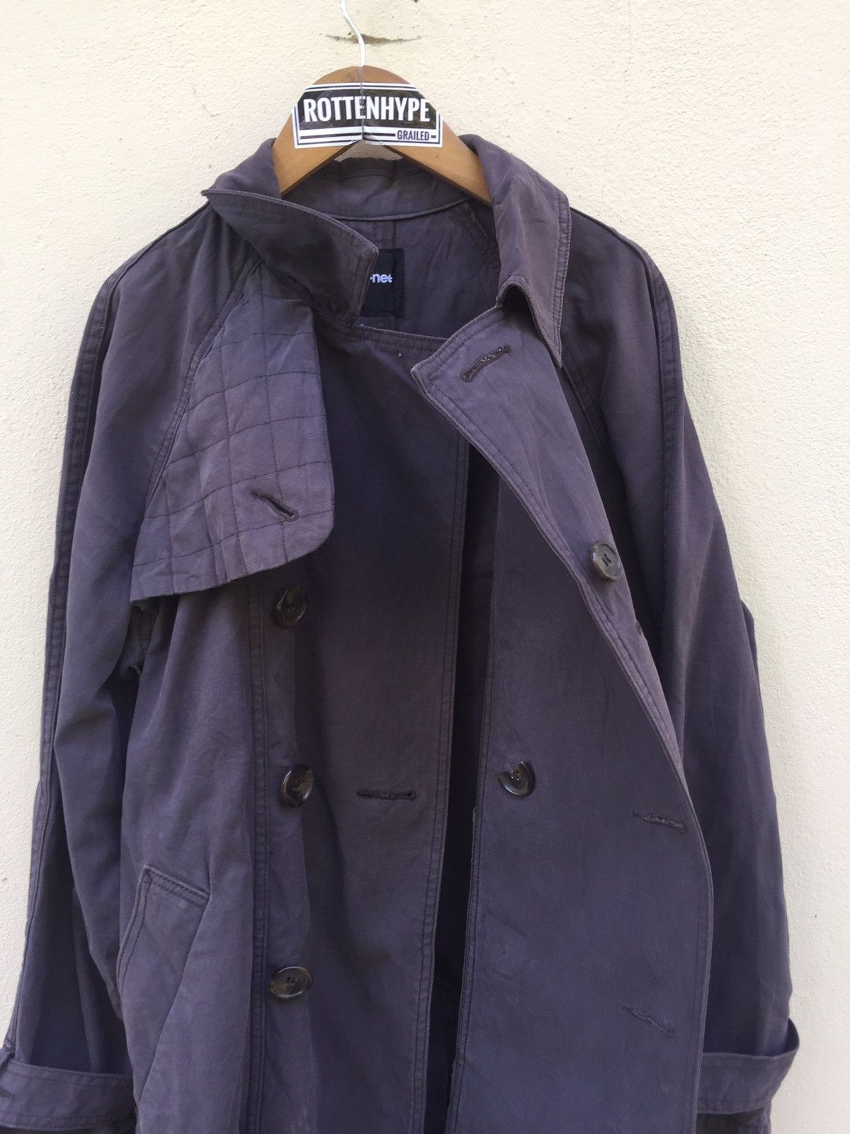 Issey Miyake Issey Miyake Ne Net buttoned Trench Coat Size US M / EU 48-50 / 2 - 6 Thumbnail