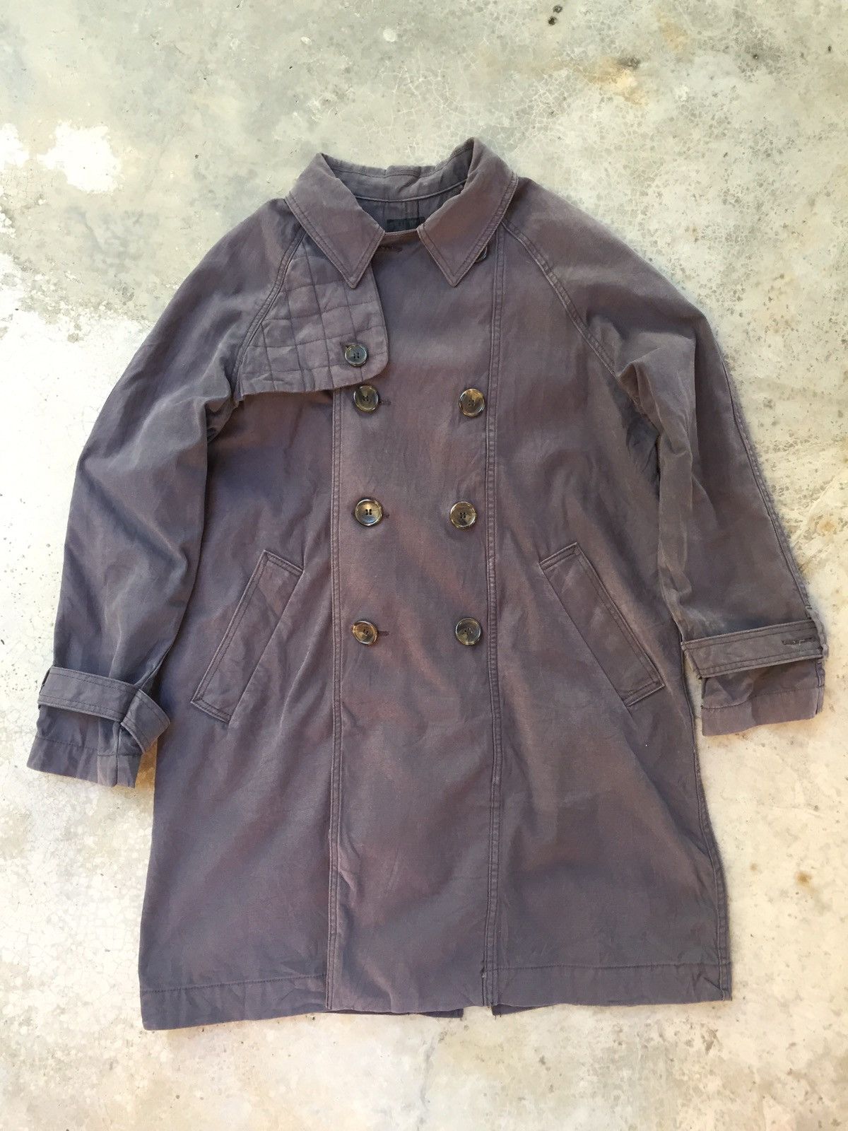 Issey Miyake Issey Miyake Ne Net buttoned Trench Coat Size US M / EU 48-50 / 2 - 9 Thumbnail
