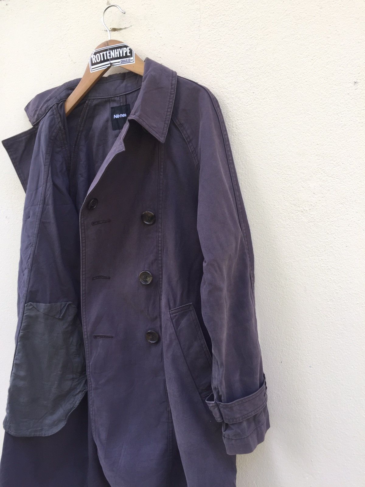 Issey Miyake Issey Miyake Ne Net buttoned Trench Coat Size US M / EU 48-50 / 2 - 8 Thumbnail