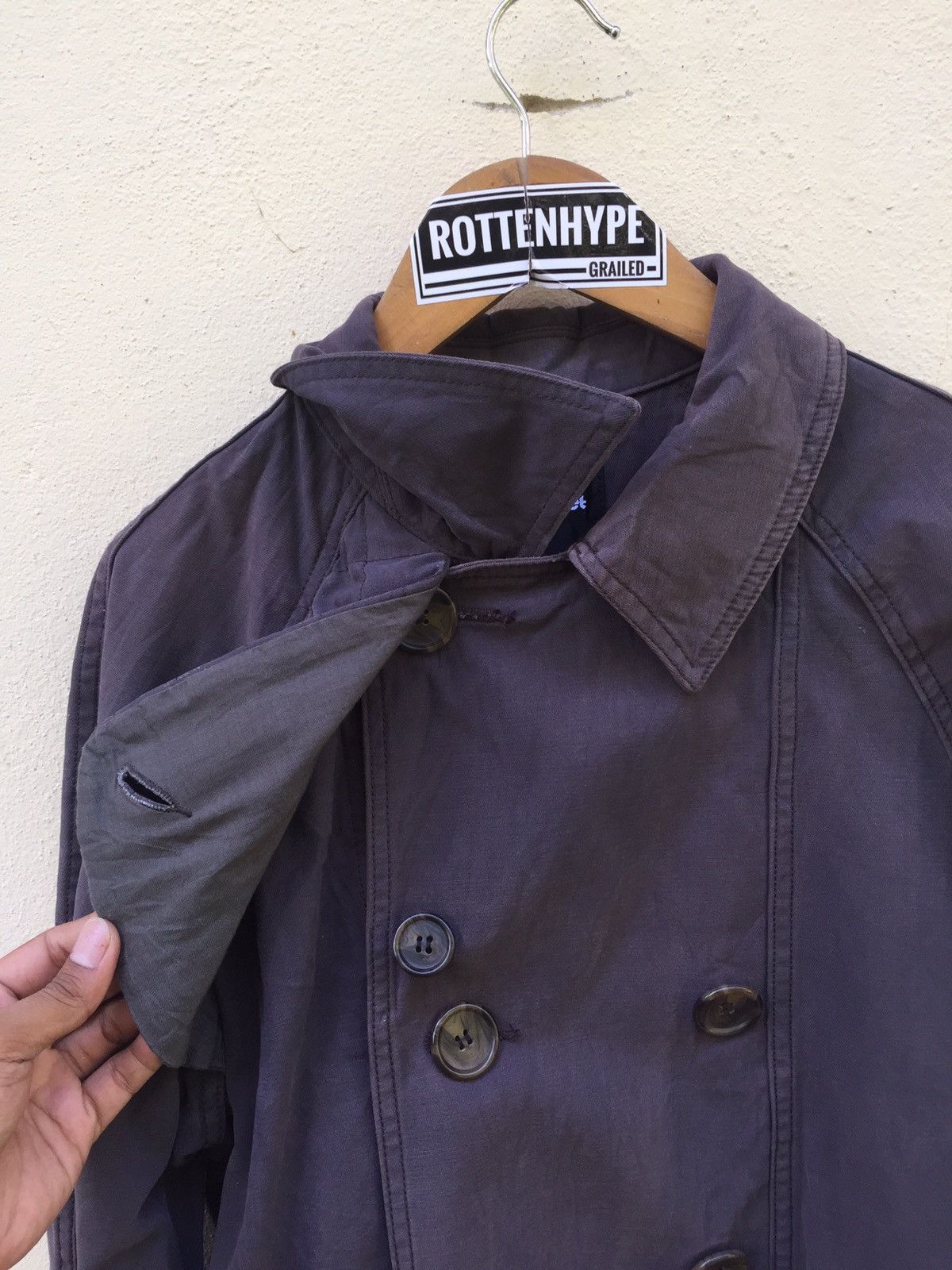 Issey Miyake Issey Miyake Ne Net buttoned Trench Coat Size US M / EU 48-50 / 2 - 5 Thumbnail
