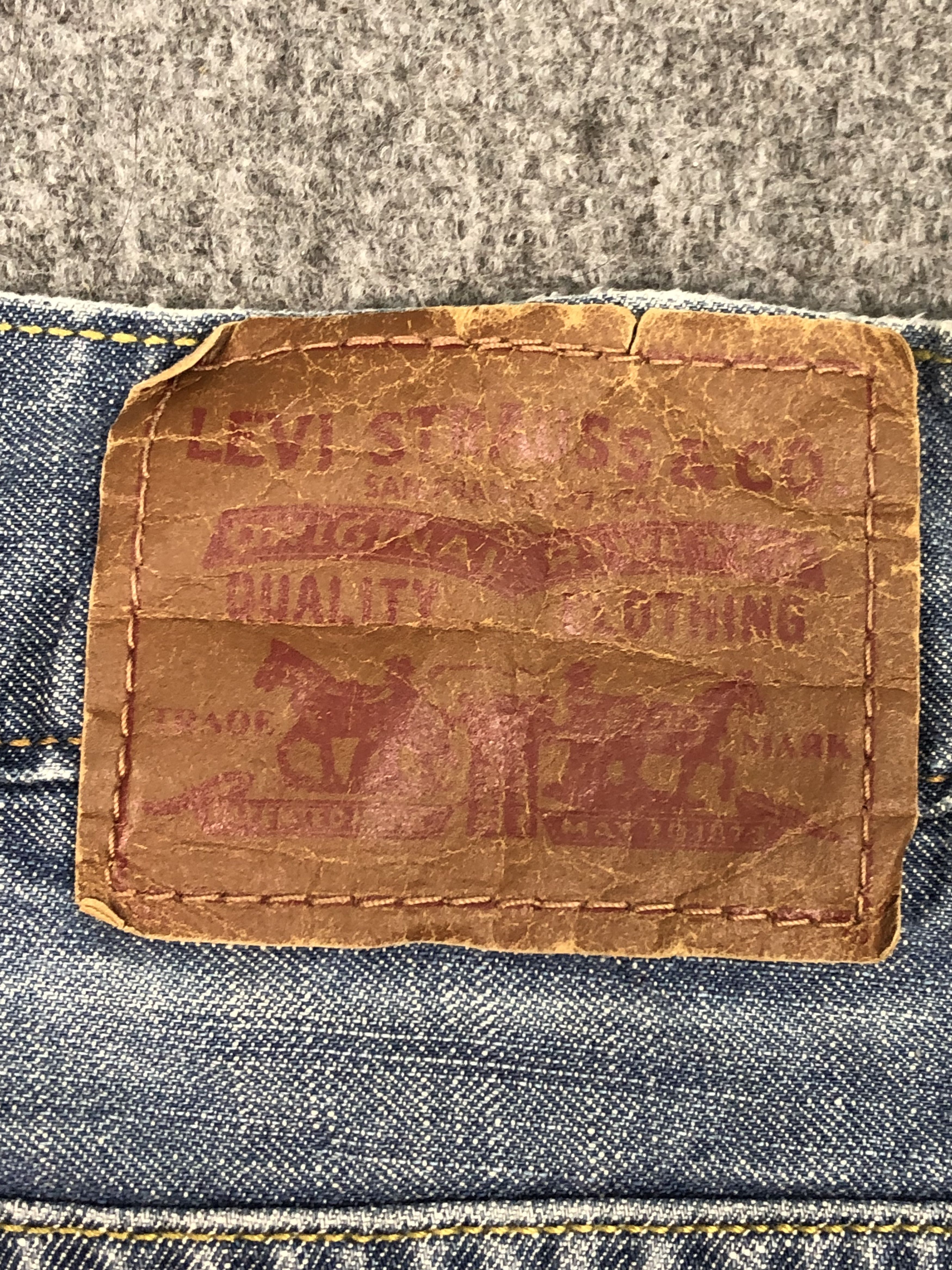 Levi's Vintage Levis 549 Blue Denim Jeans DP0360 Size US 37 - 5 Thumbnail