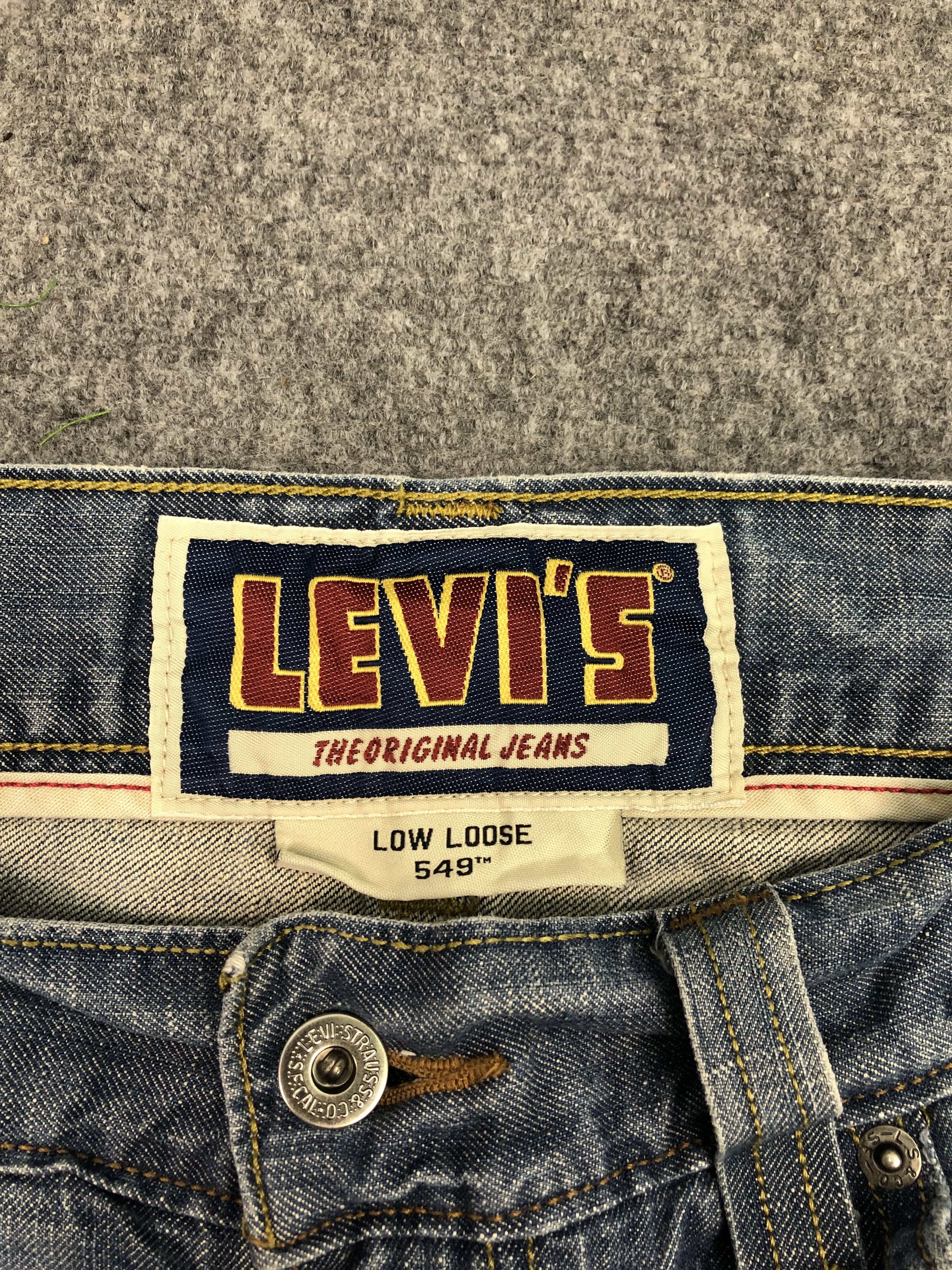 Levi's Vintage Levis 549 Blue Denim Jeans DP0360 Size US 37 - 6 Thumbnail