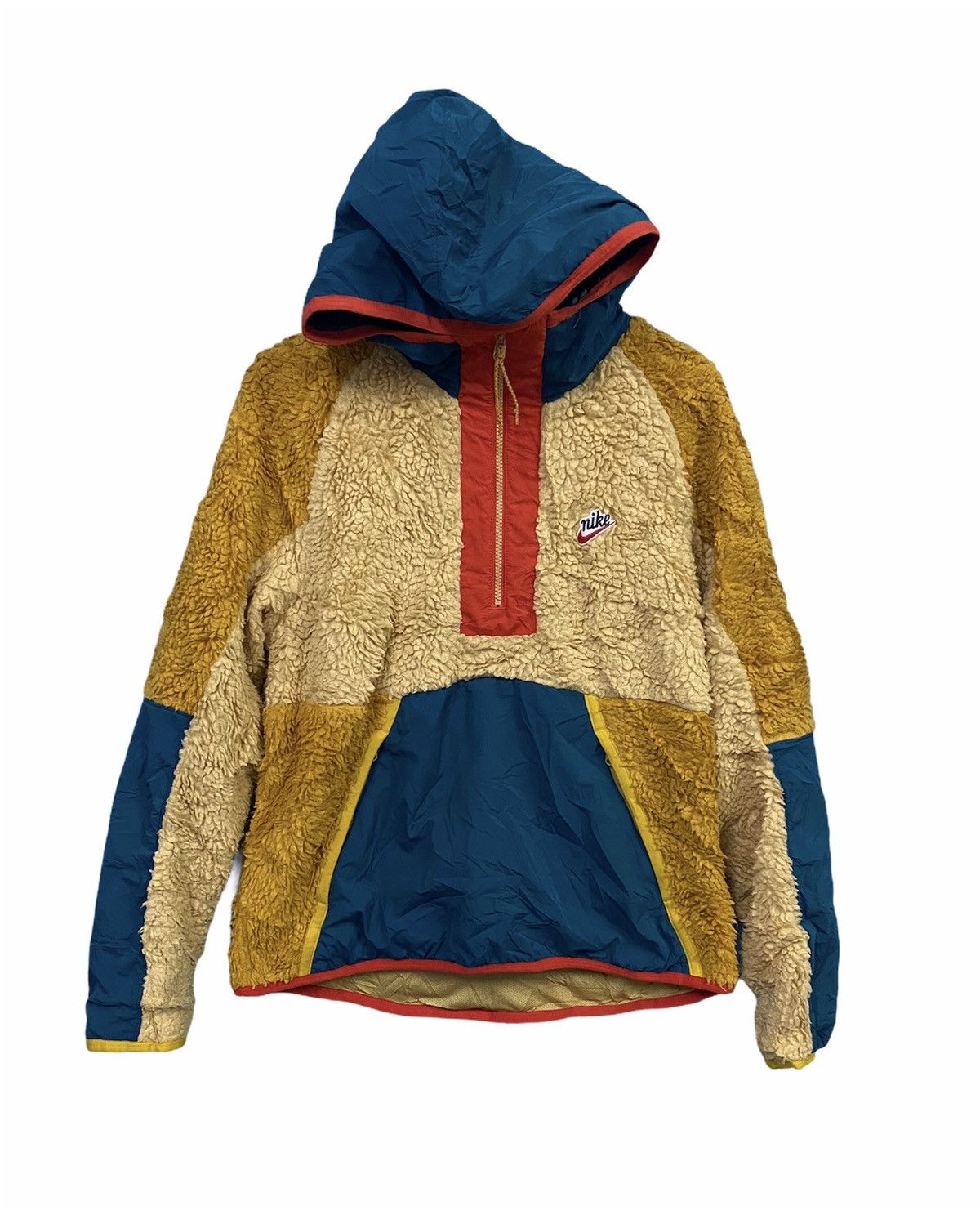 Nike Streetwear Final Drop NIKE Heritage Sherpa Half Zip Hoodie Grailed
