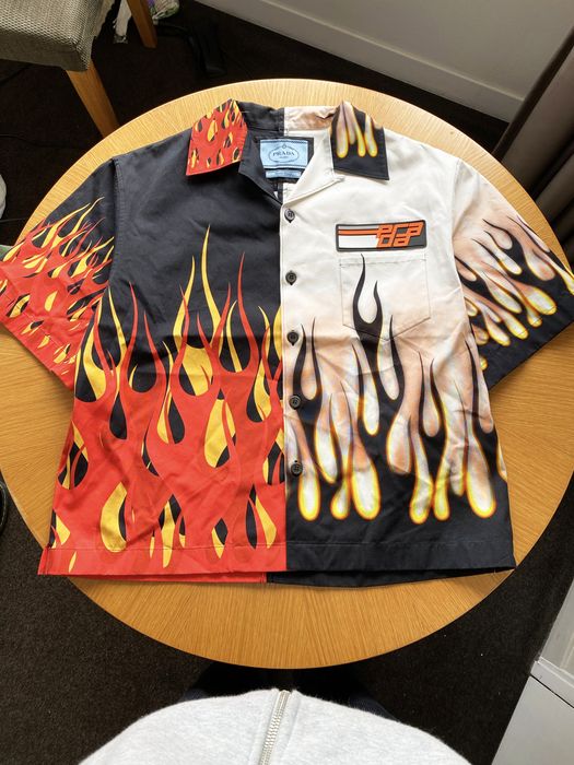 Prada 'Flame Double Match' Bowling Shirt – Showroom LA