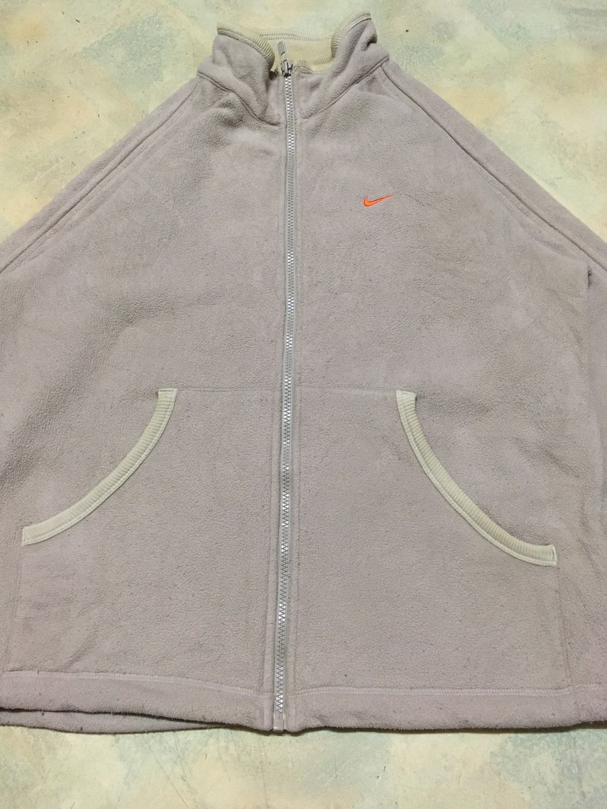 Nike Vintage Nike Fleece Jacket Sweater For Outdoor or Sports Size US M / EU 48-50 / 2 - 2 Thumbnail
