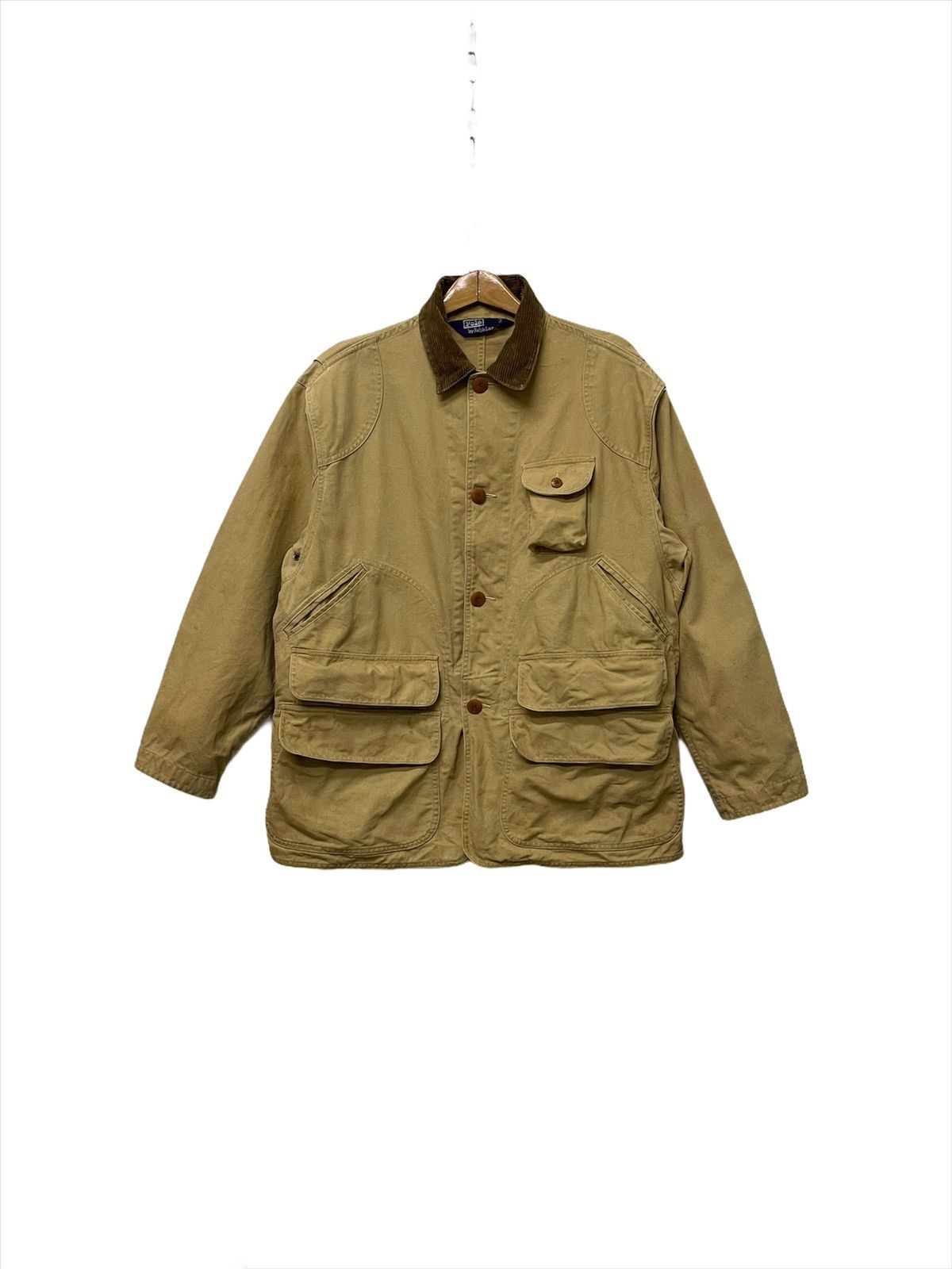 Polo Ralph Lauren Men's Khaki Fly Fishing Utility Jacket Hunting