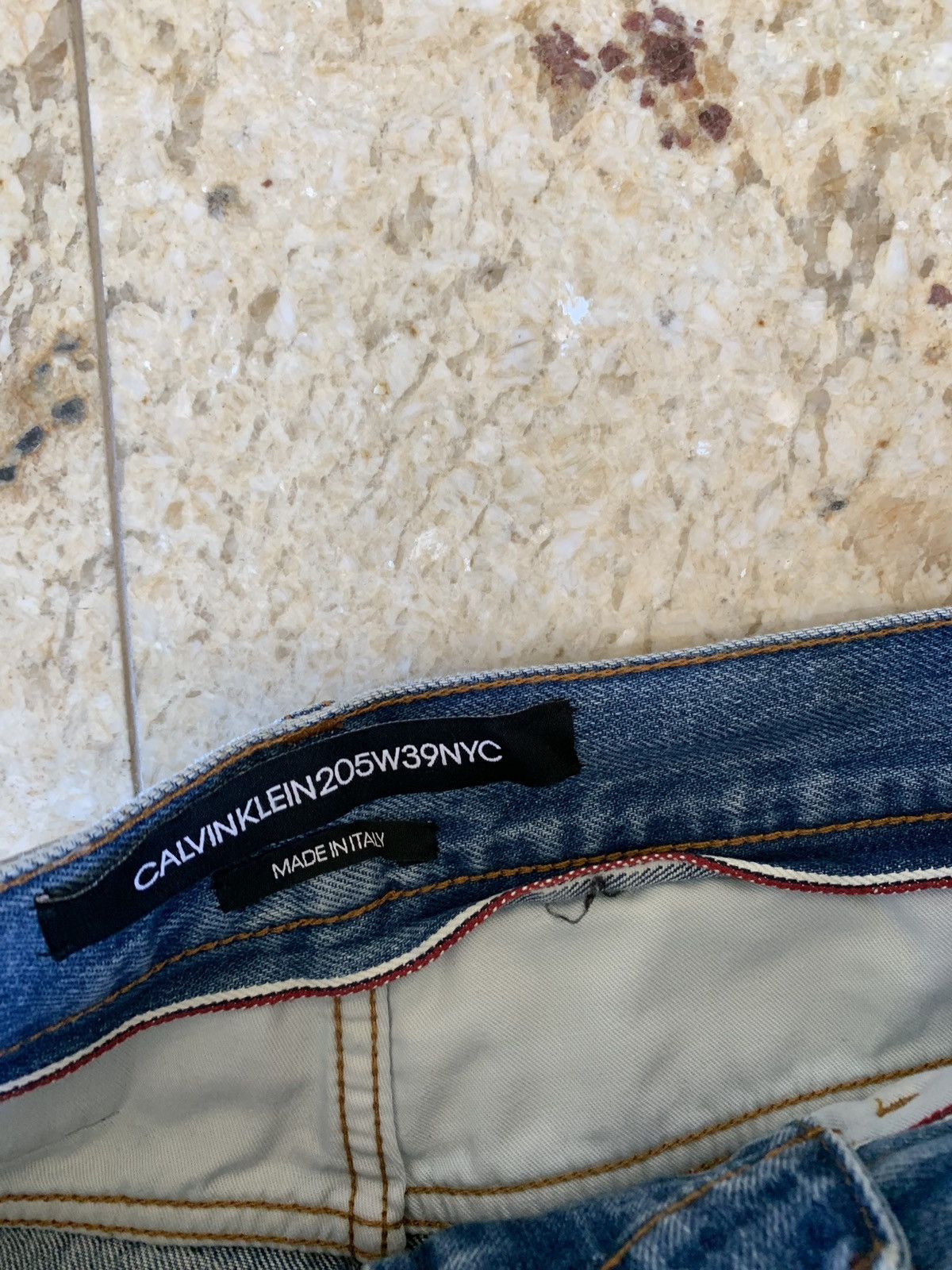 Calvin Klein 205W39NYC Calvin Klein 205W39NYC Fireman Denim Pants Size US 30 / EU 46 - 13 Thumbnail