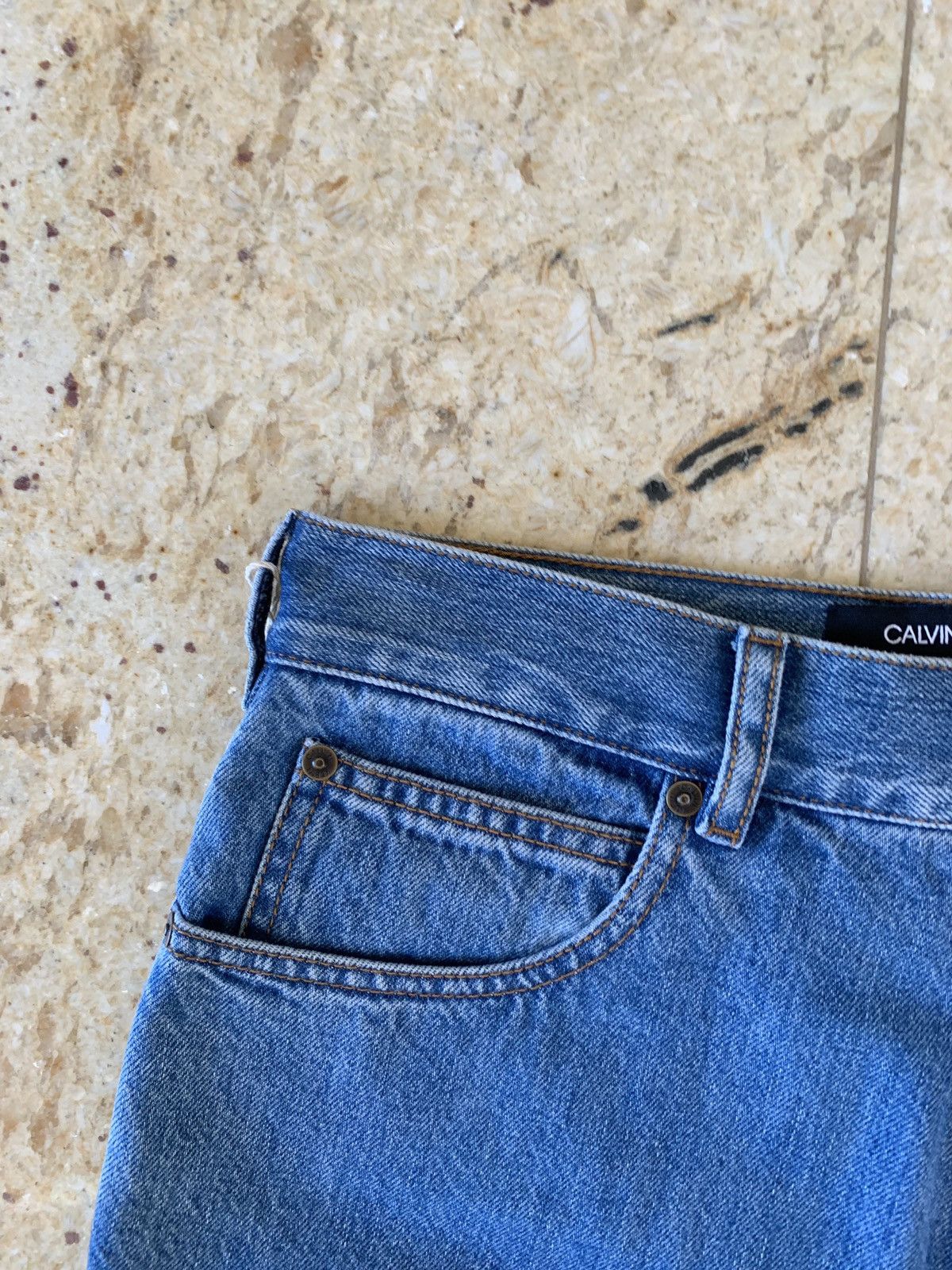 Calvin Klein 205W39NYC Calvin Klein 205W39NYC Fireman Denim Pants Size US 30 / EU 46 - 9 Thumbnail