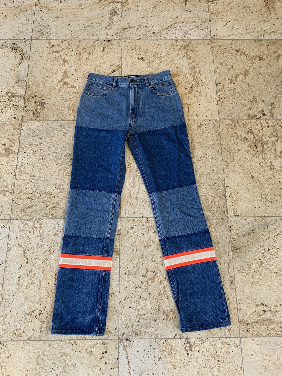 Calvin Klein 205W39NYC Calvin Klein 205W39NYC Fireman Denim Pants Size US 30 / EU 46 - 3 Thumbnail