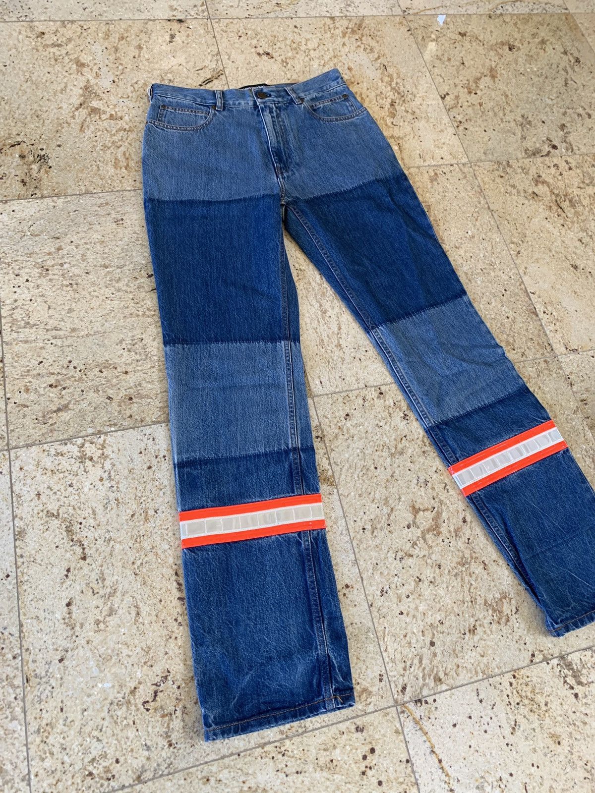 Calvin Klein 205W39NYC Calvin Klein 205W39NYC Fireman Denim Pants Size US 30 / EU 46 - 8 Thumbnail