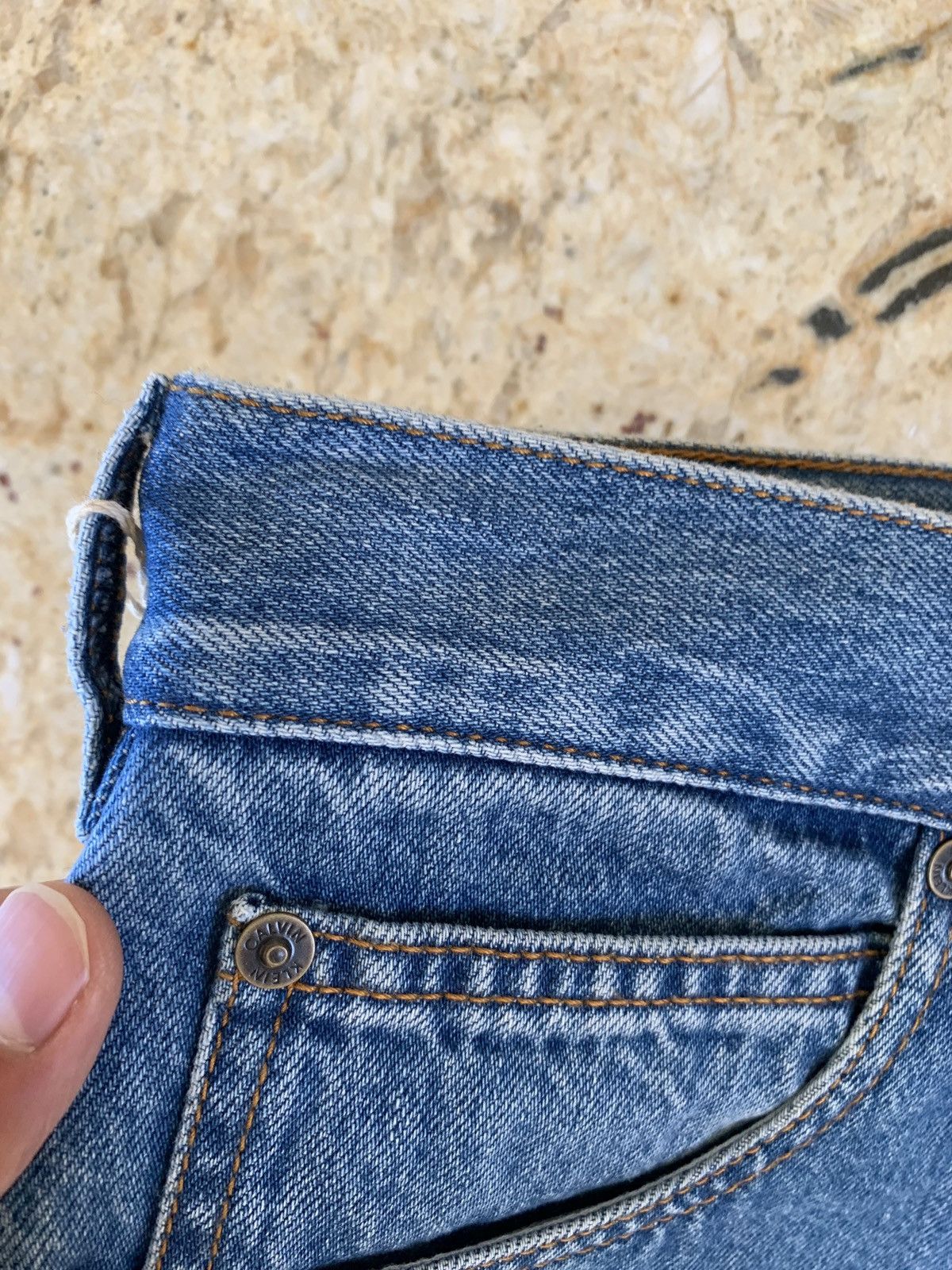 Calvin Klein 205W39NYC Calvin Klein 205W39NYC Fireman Denim Pants Size US 30 / EU 46 - 11 Thumbnail