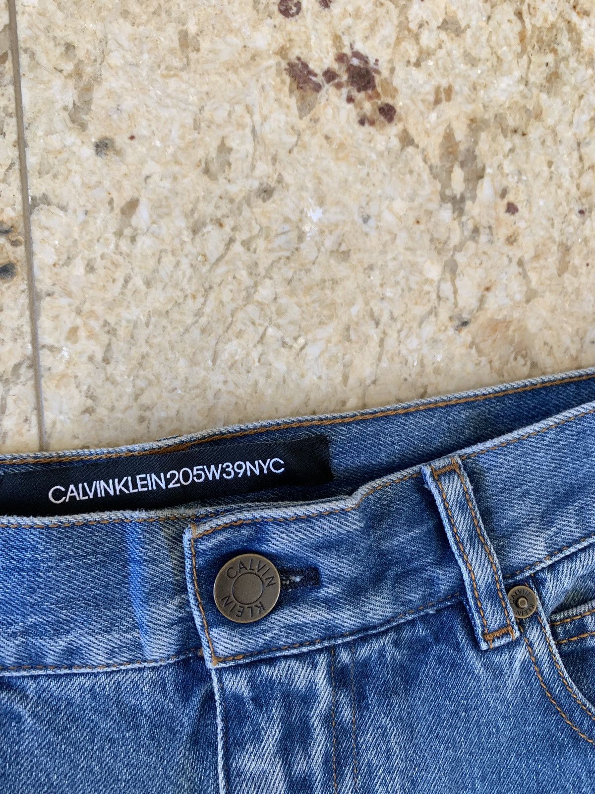 Calvin Klein 205W39NYC Calvin Klein 205W39NYC Fireman Denim Pants Size US 30 / EU 46 - 10 Thumbnail