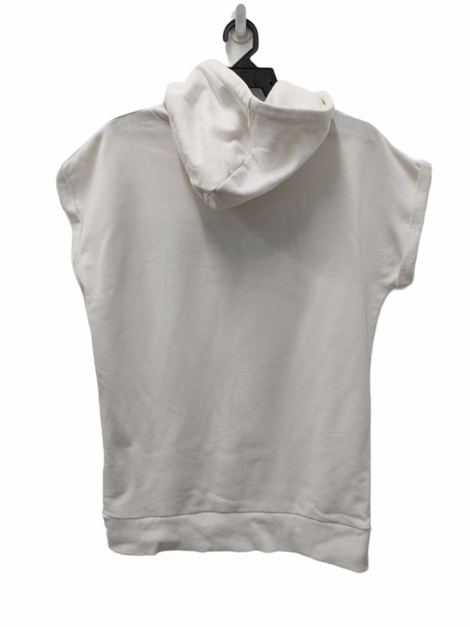 THRASHER x JOUETIE SLEEVELESS PREMIUM WHITE PULLOVER HOODIE