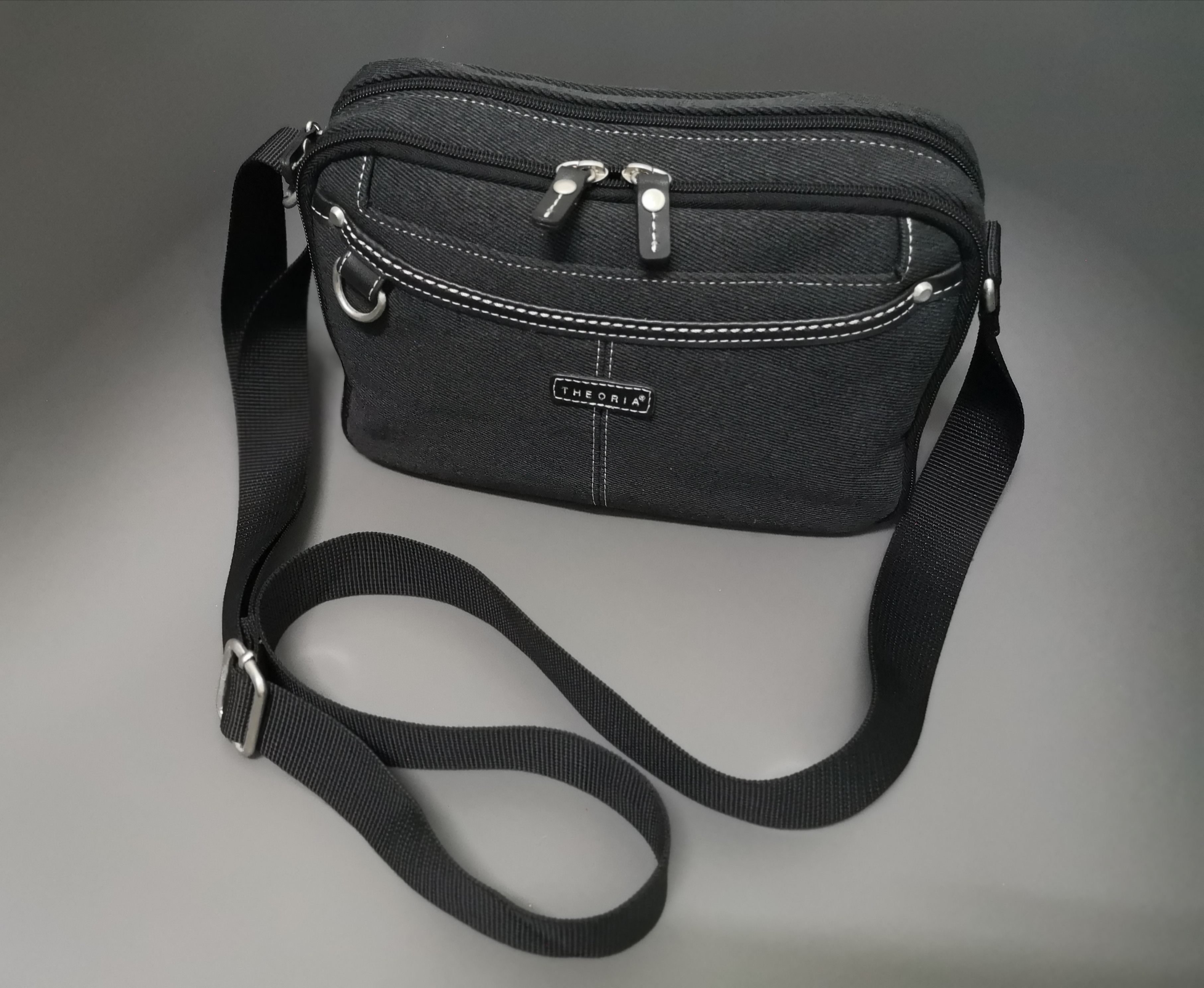 Designer × Japanese Brand THEORIA CANVAS/DENIM CROSSBODY Size ONE SIZE - 3 Thumbnail