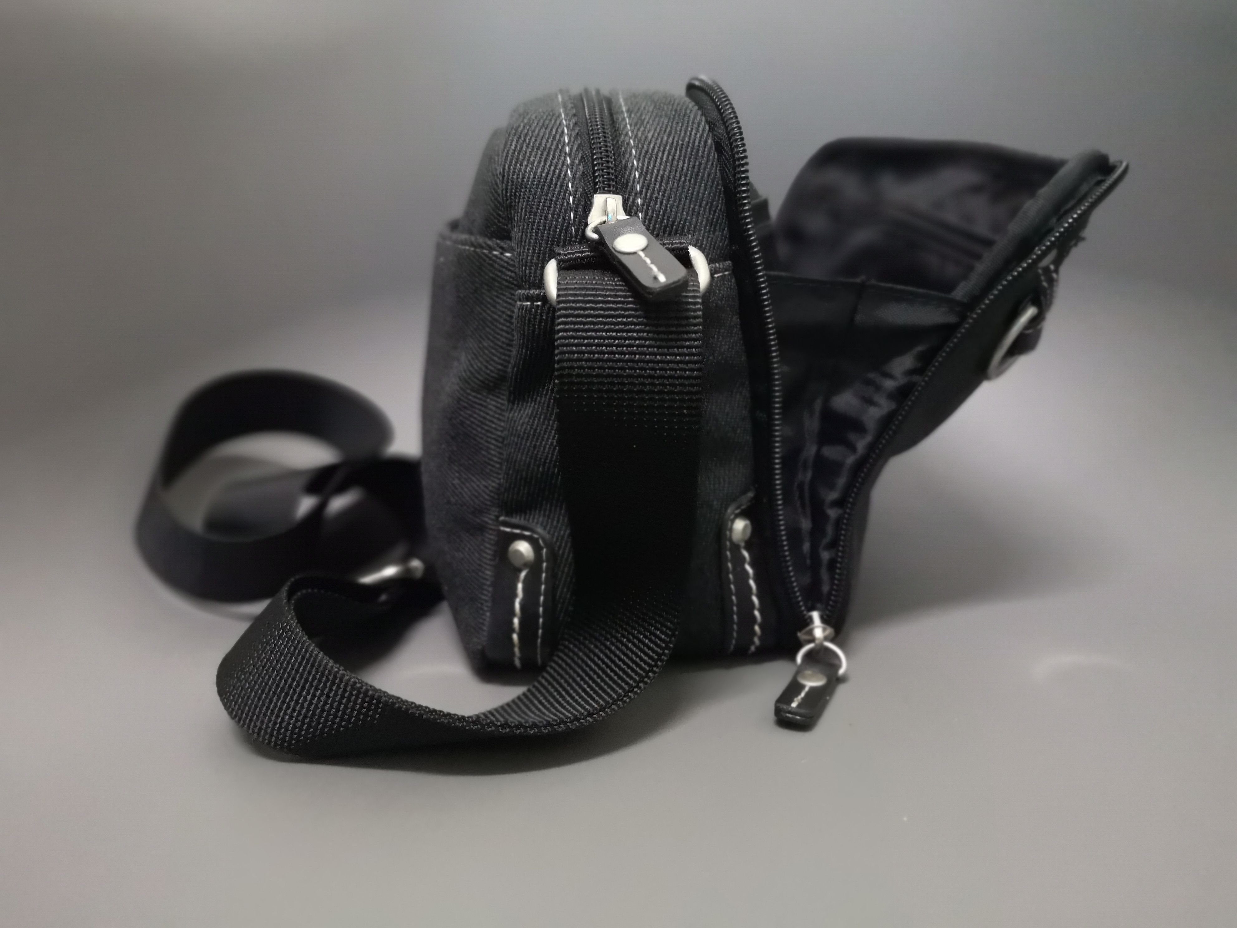 Designer × Japanese Brand THEORIA CANVAS/DENIM CROSSBODY Size ONE SIZE - 8 Thumbnail