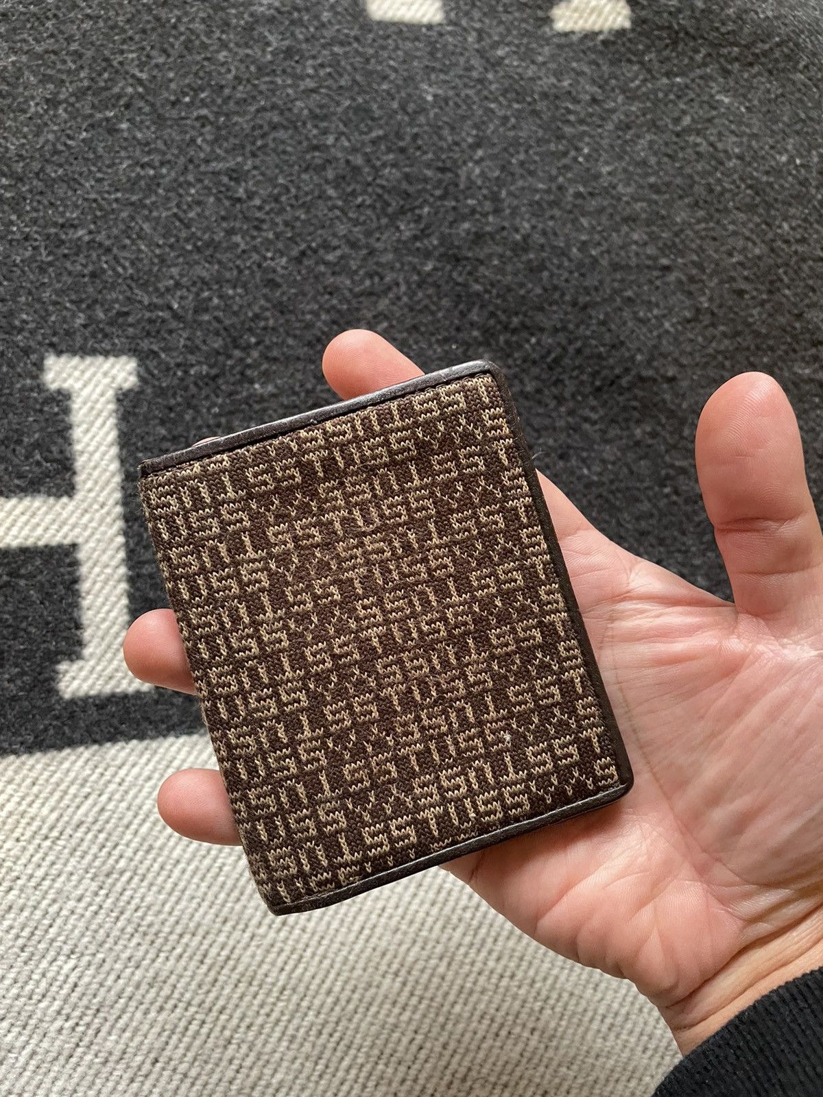 image of Vintage Stussy Monogram Wallet in Brown, Men's