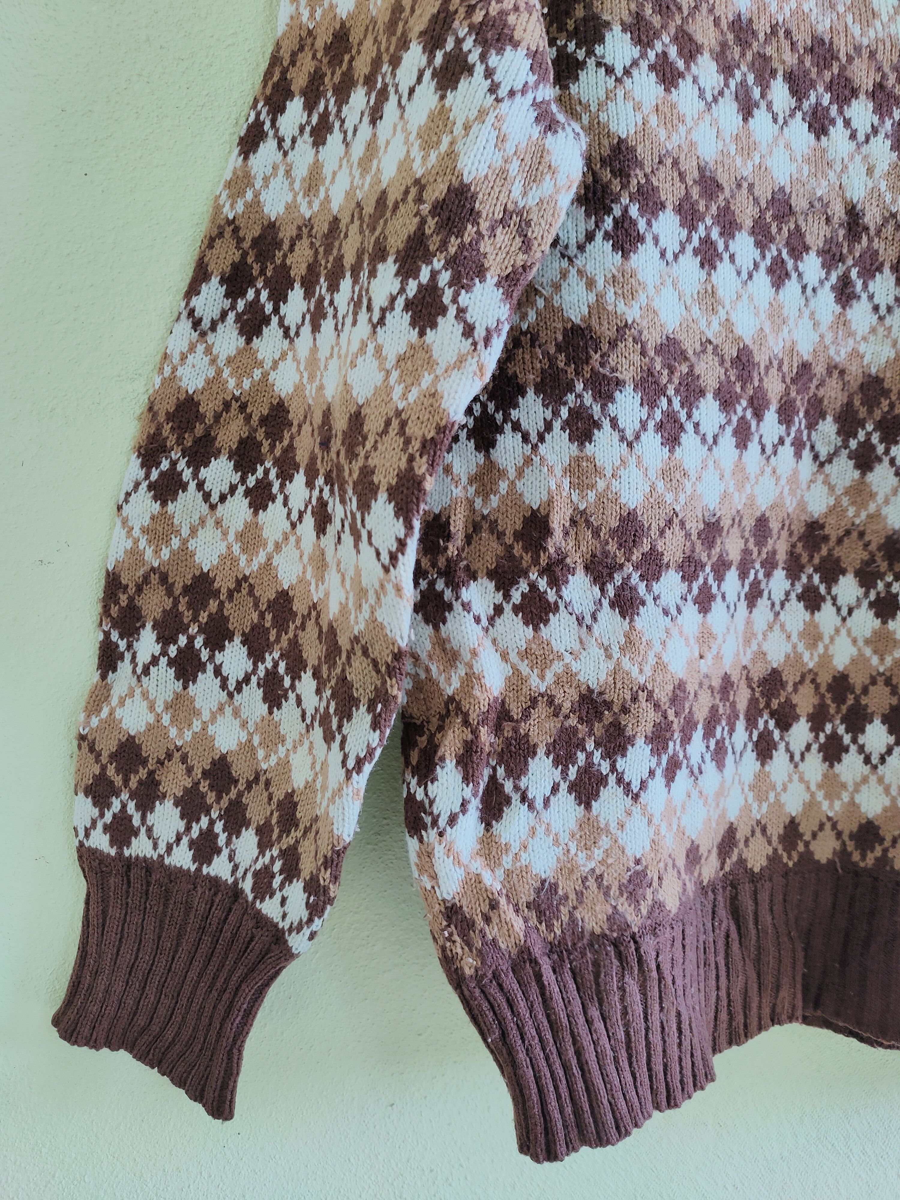 Japanese Brand Vintage CLOVER PIGEON v neck wool knitwear sweater Size US M / EU 48-50 / 2 - 4 Thumbnail