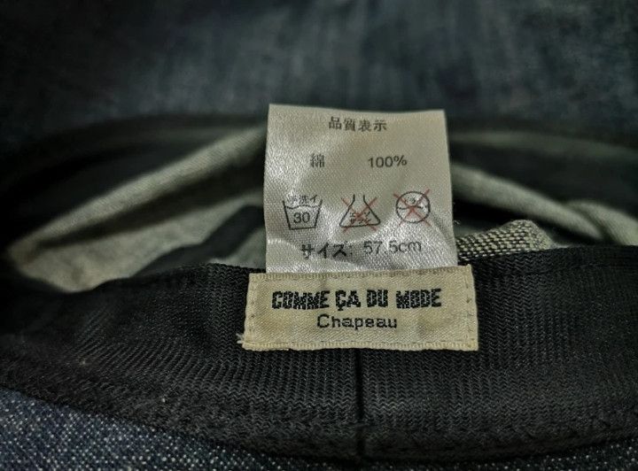 Antik Denim × Designer × Vintage VINTAGE COMME CA DU MODE DENIM BUCKET HAT Size ONE SIZE - 11 Thumbnail