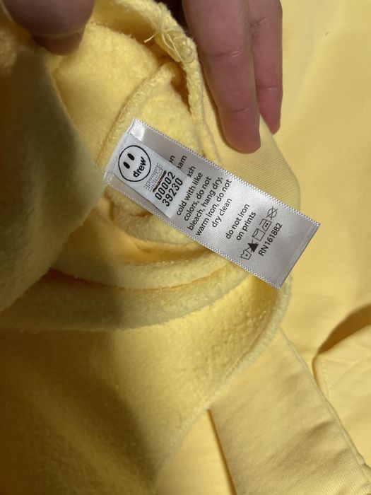 Drew House Drew House Deconstructed Mascot Hoodie - Light Yellow