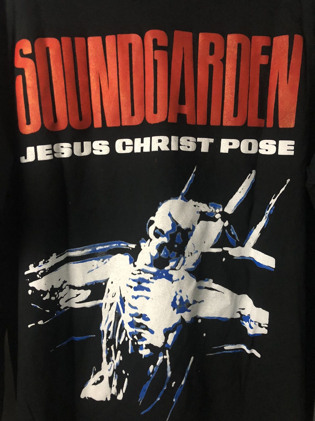 Soundgarden Jesus Christ Pose Song Adult Unisex Tee Short